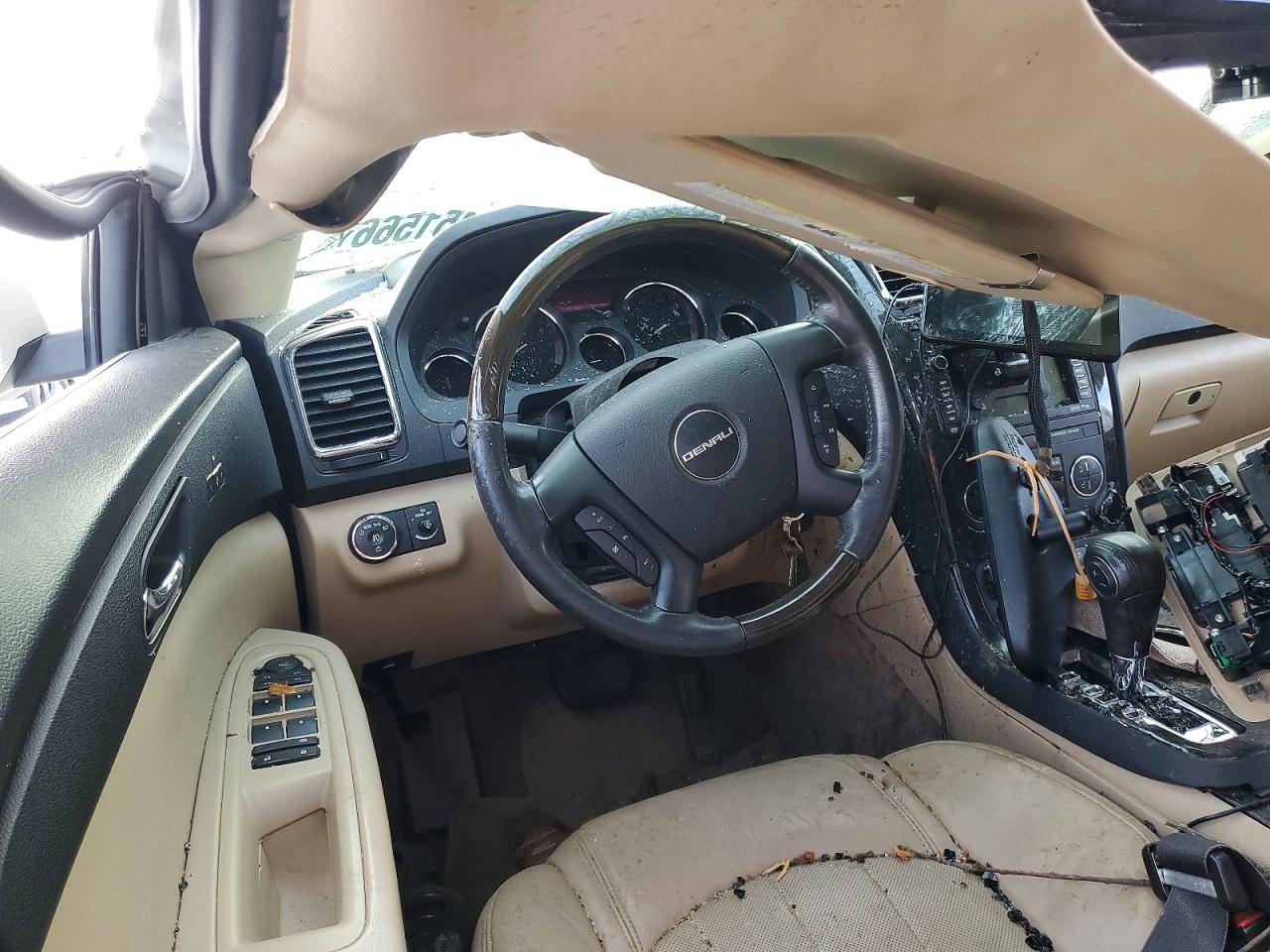 2012 Gmc Acadia Denali White vin: 1GKKVTED6CJ389981