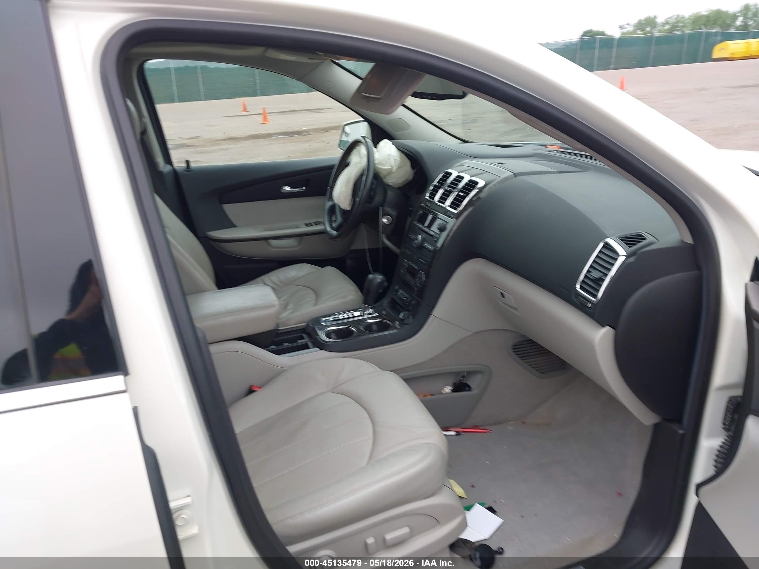 2012 Gmc Acadia Denali White vin: 1GKKVTED8CJ282849