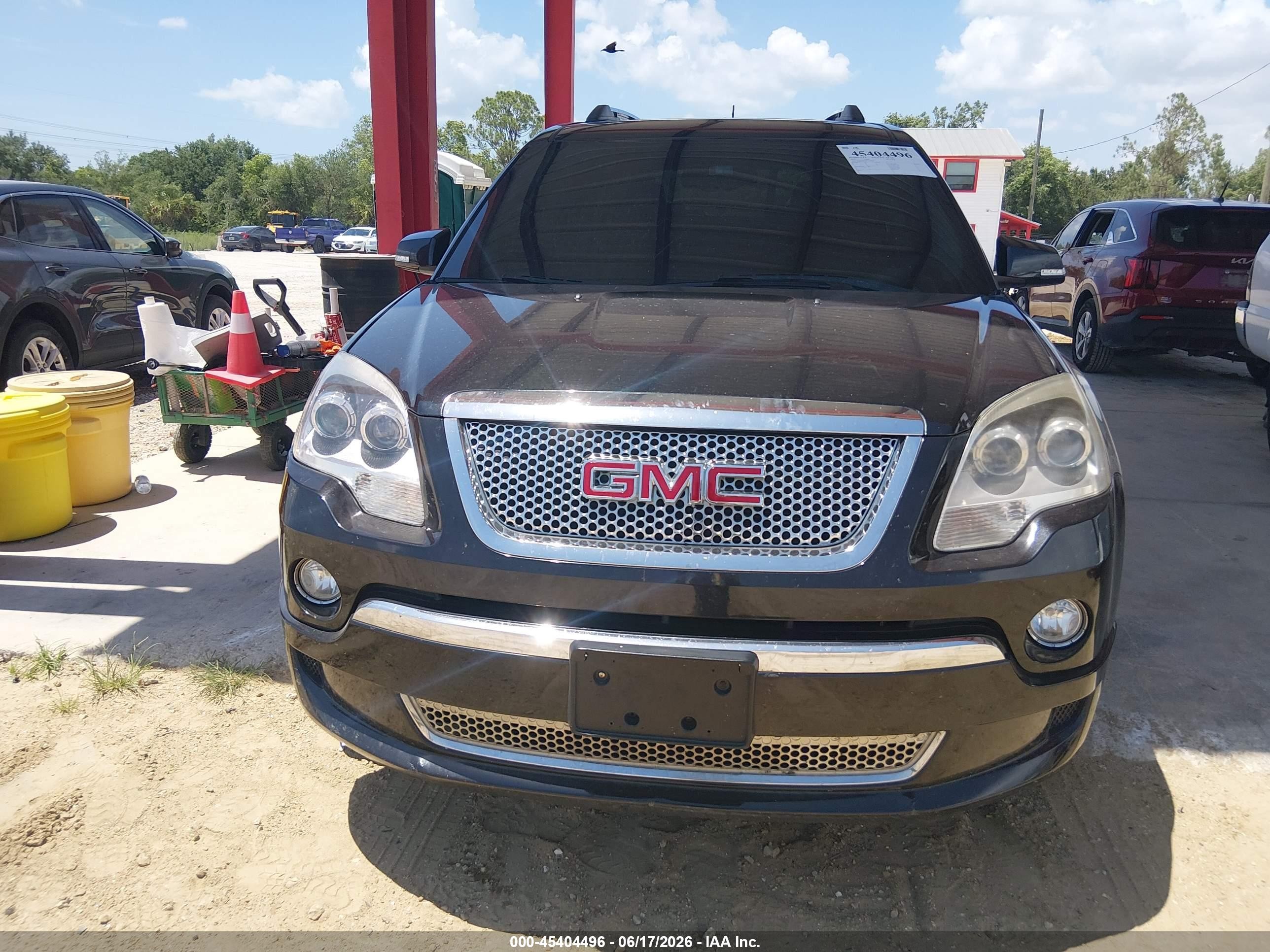 2012 Gmc Acadia Denali Черный vin: 1GKKVTED8CJ415464