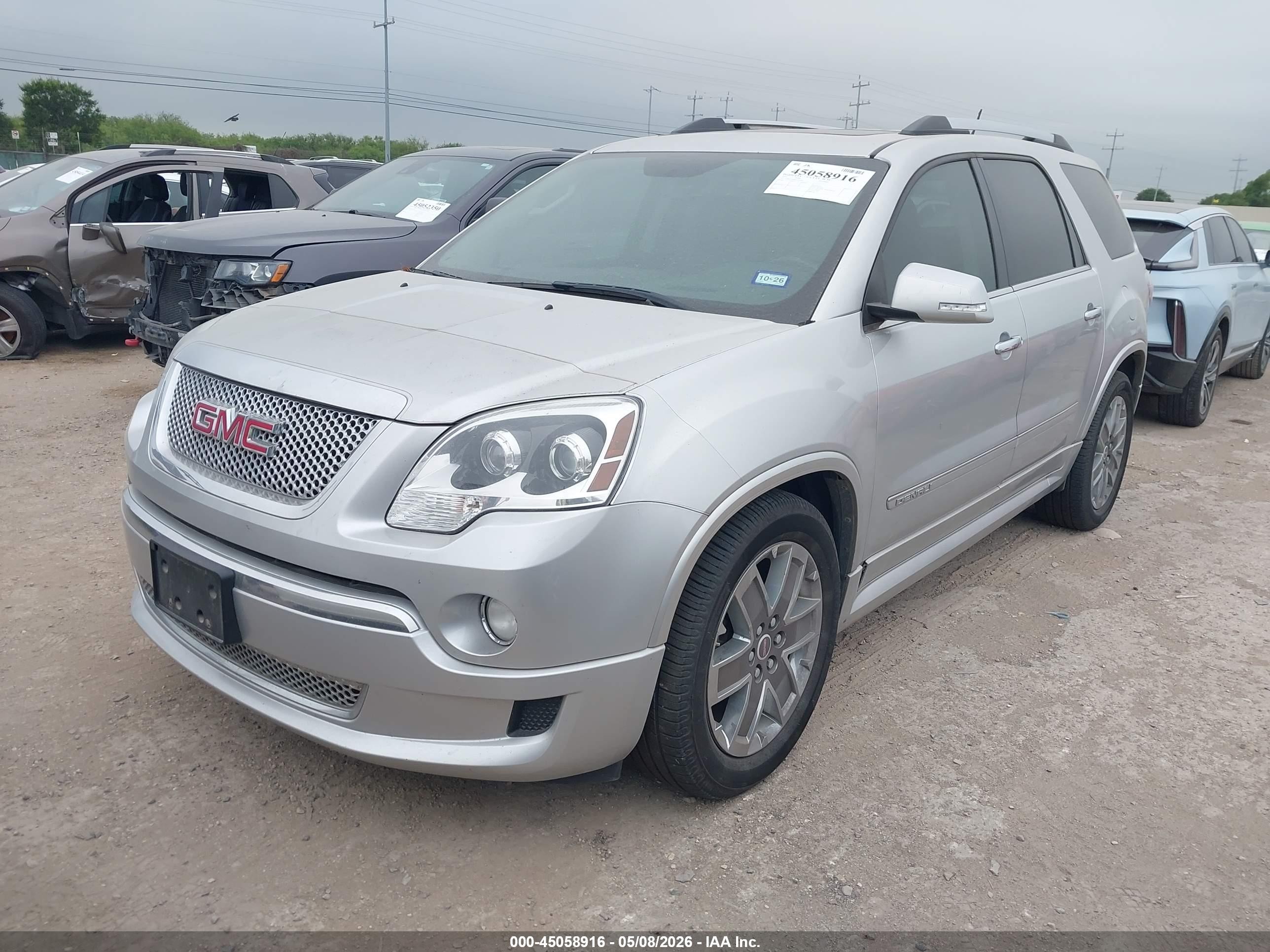 2012 Gmc Acadia Denali Silver vin: 1GKKVTED9CJ316944