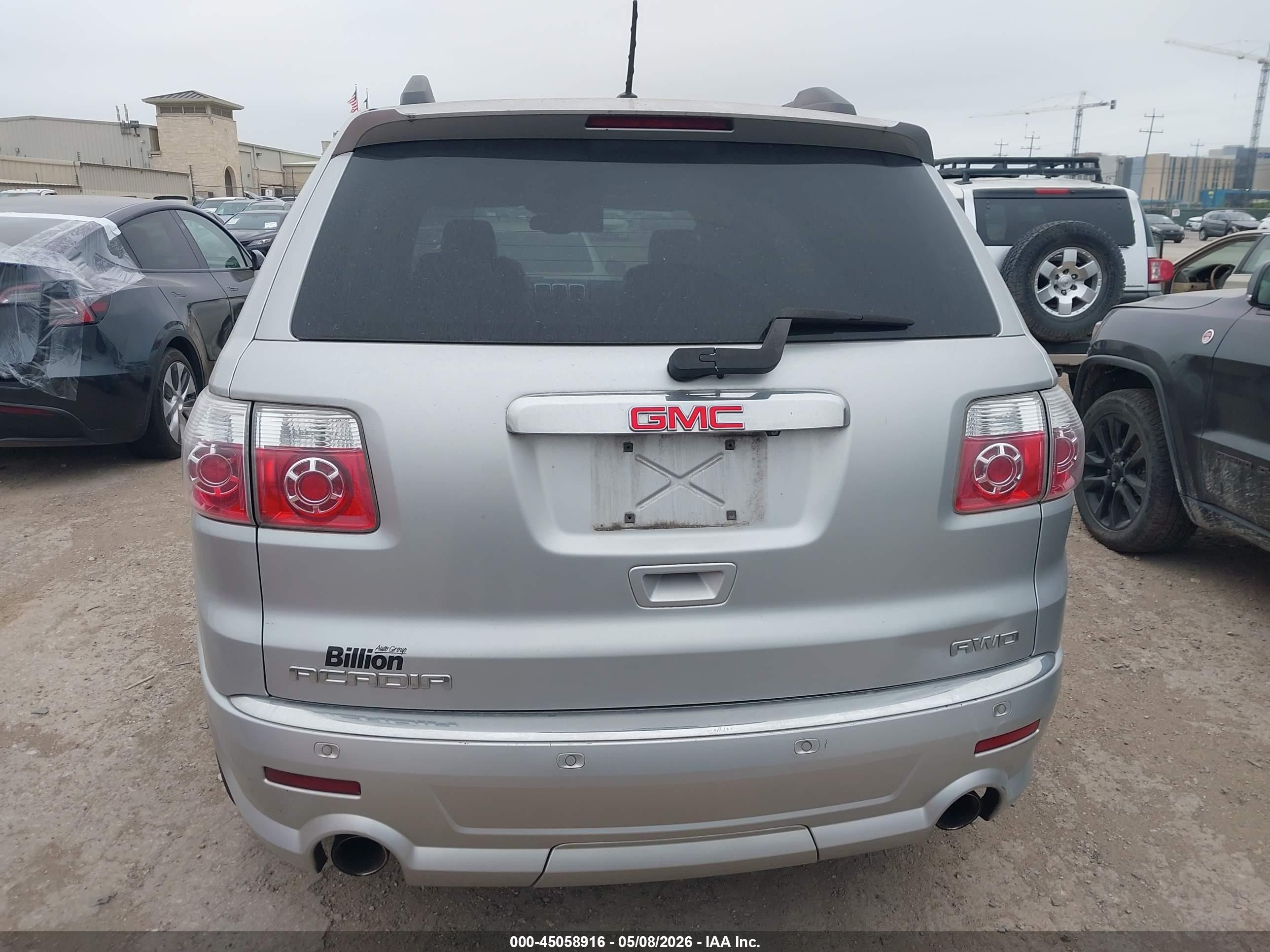 2012 Gmc Acadia Denali Silver vin: 1GKKVTED9CJ316944