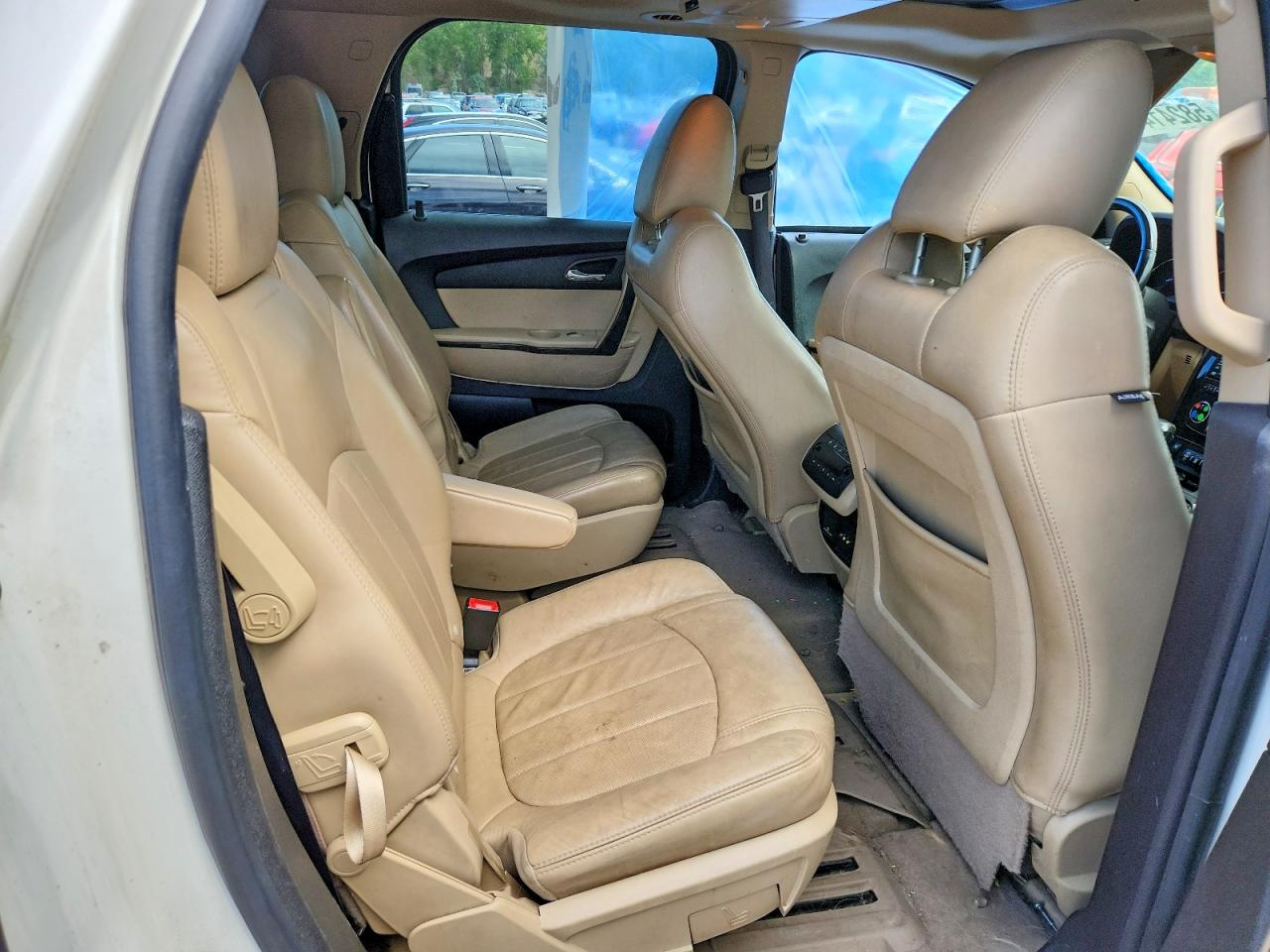 2012 Gmc Acadia Denali White vin: 1GKKVTED9CJ360247