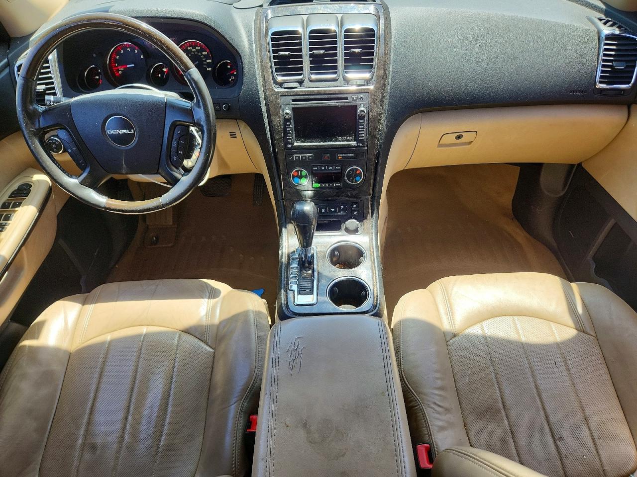 2012 Gmc Acadia Denali White vin: 1GKKVTED9CJ360247
