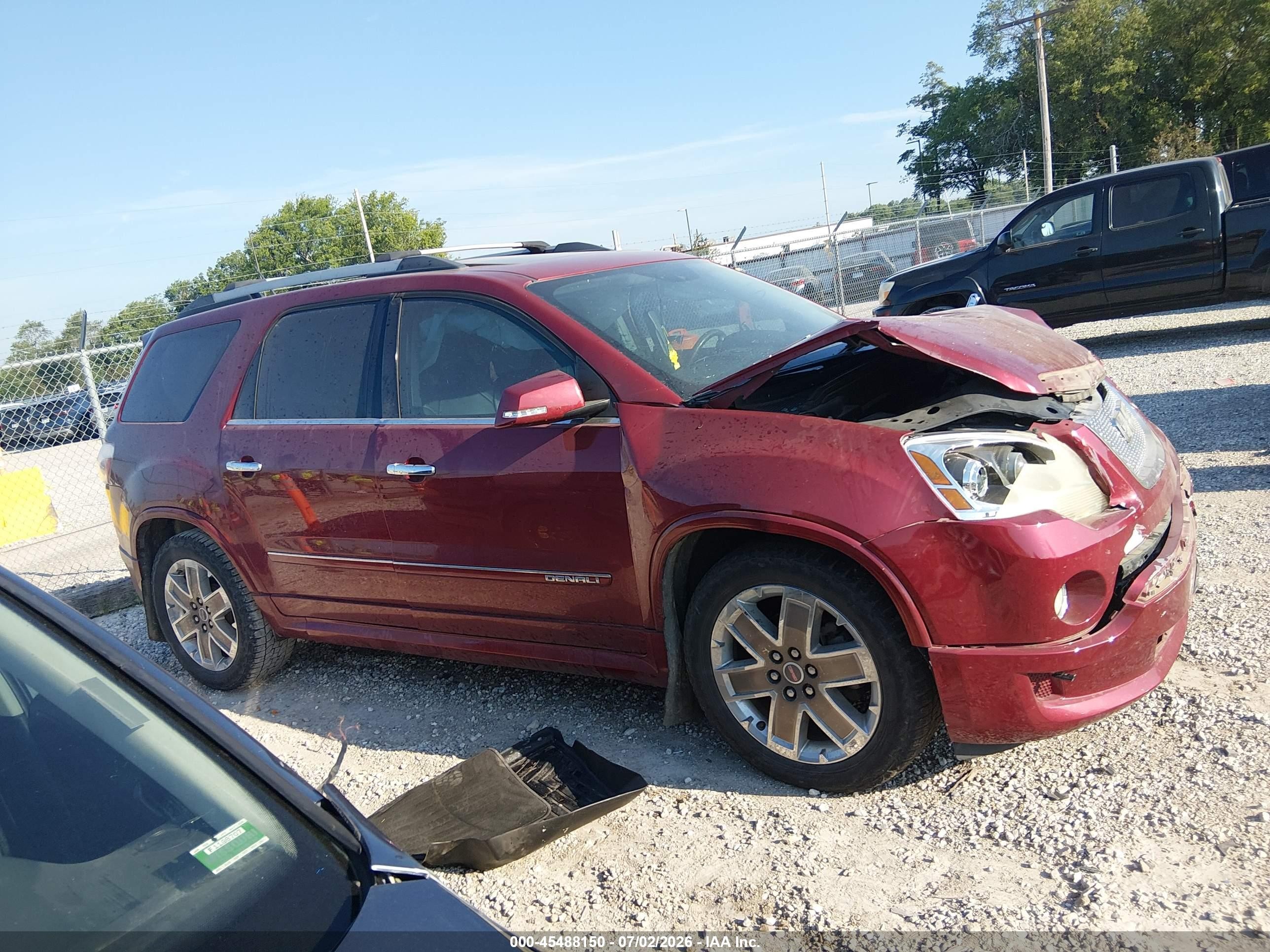 2011 Gmc Acadia Denali Красный vin: 1GKKVTEDXBJ243291