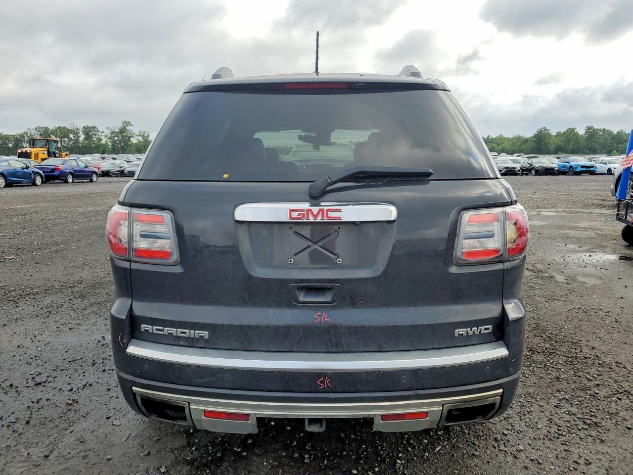 2014 Gmc Acadia Denali Черный vin: 1GKKVTKD0EJ355106