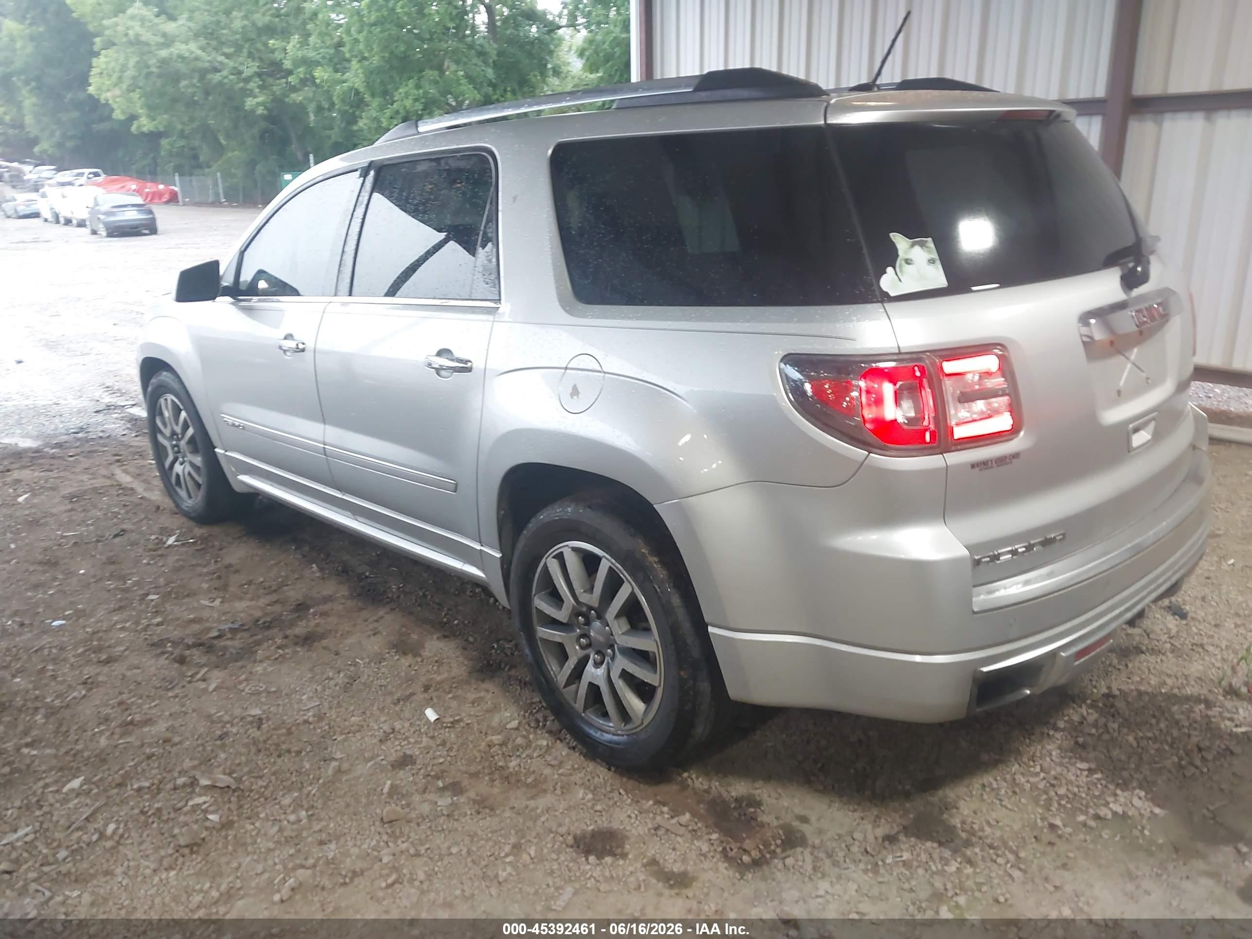2014 Gmc Acadia Denali Silver vin: 1GKKVTKD0EJ366445