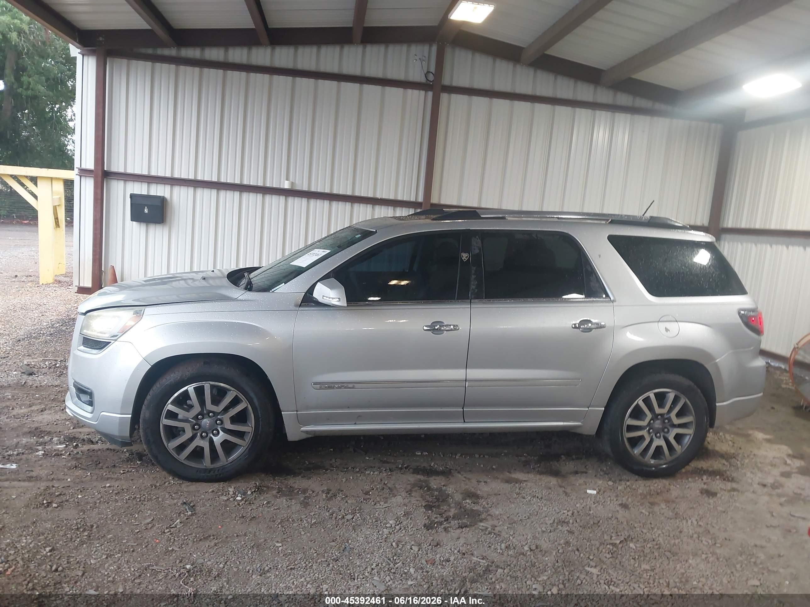 2014 Gmc Acadia Denali Silver vin: 1GKKVTKD0EJ366445