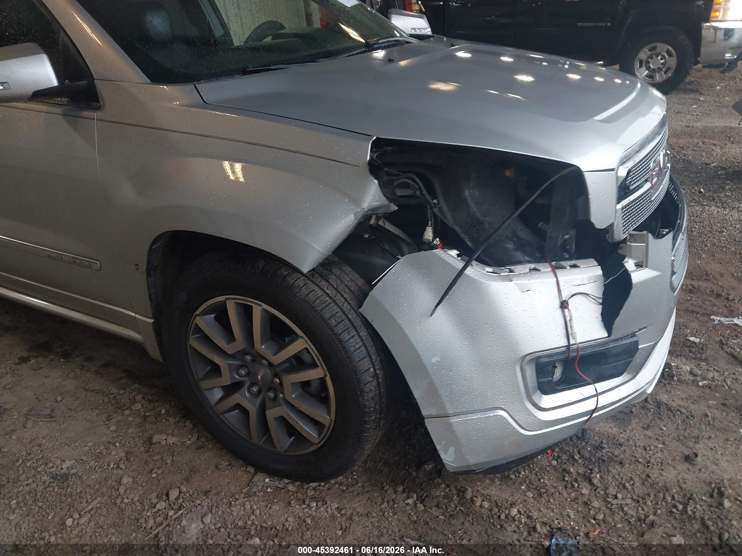 2014 Gmc Acadia Denali Silver vin: 1GKKVTKD0EJ366445