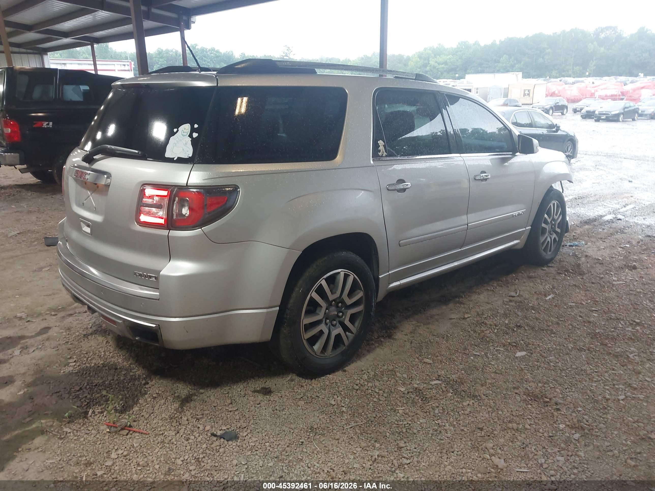 2014 Gmc Acadia Denali Silver vin: 1GKKVTKD0EJ366445
