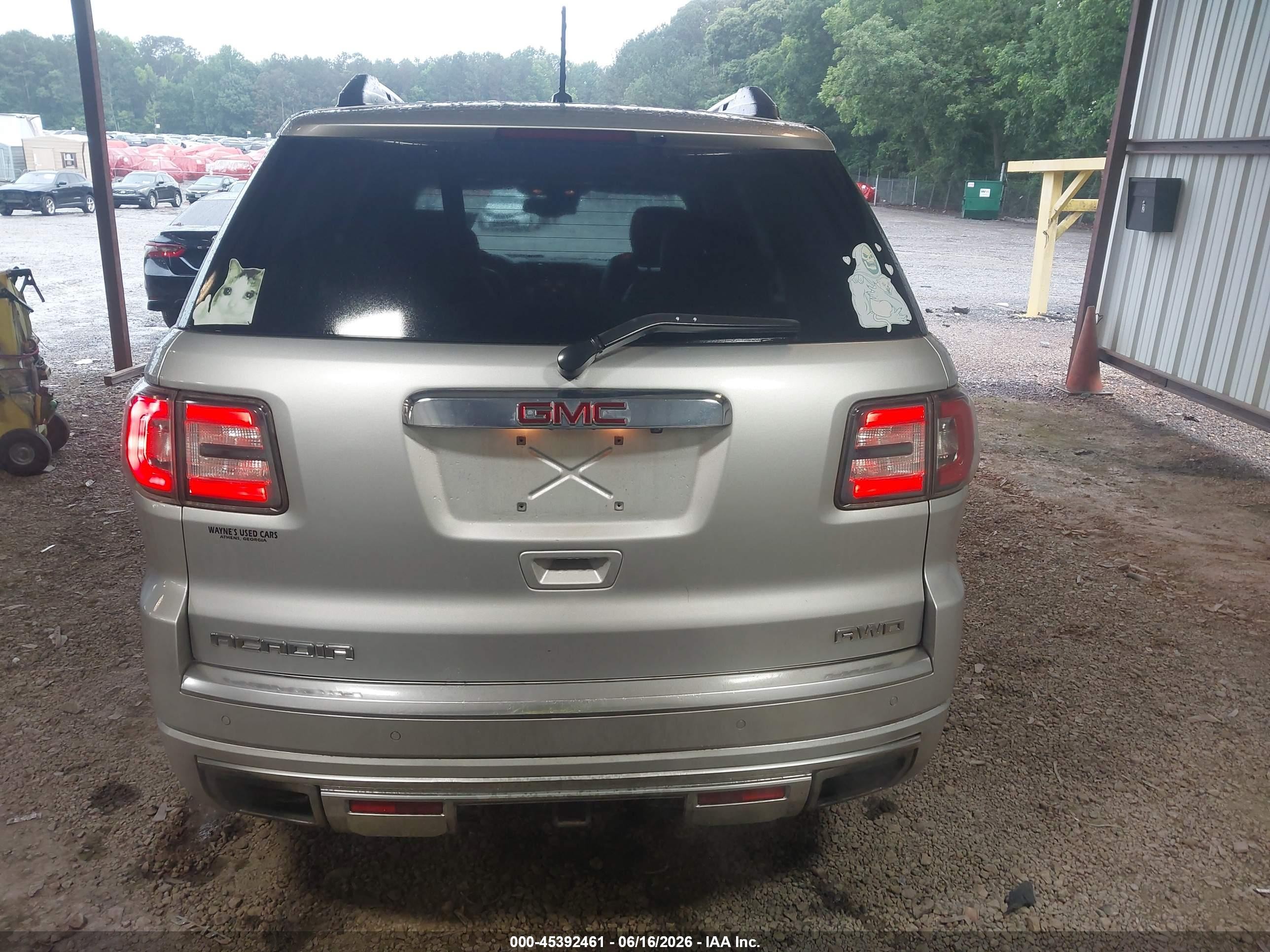 2014 Gmc Acadia Denali Silver vin: 1GKKVTKD0EJ366445