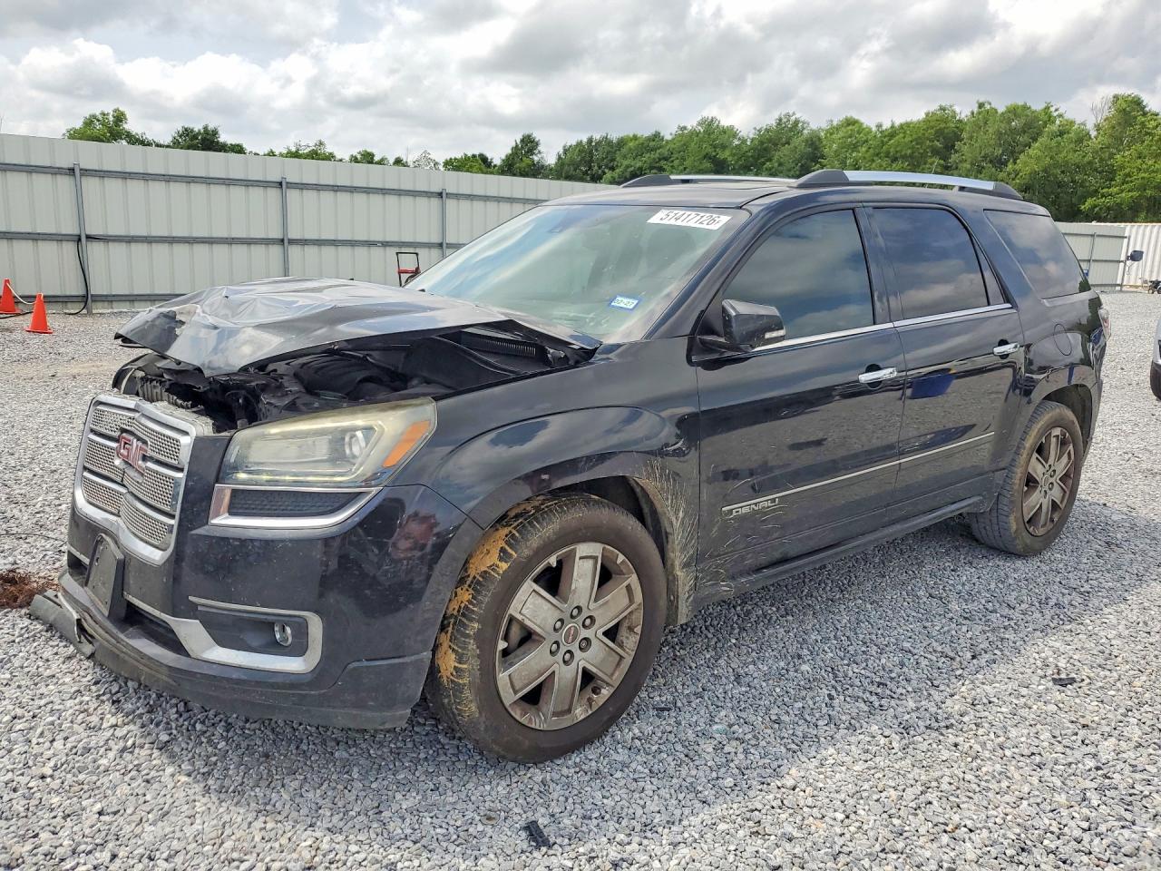 2015 Gmc Acadia Denali Черный vin: 1GKKVTKD0FJ160480