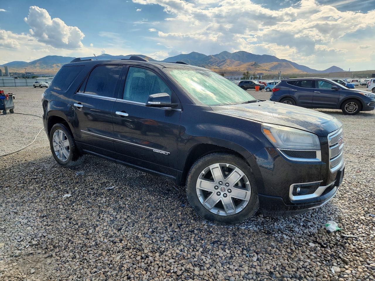 2015 Gmc Acadia Denali Black vin: 1GKKVTKD0FJ182558
