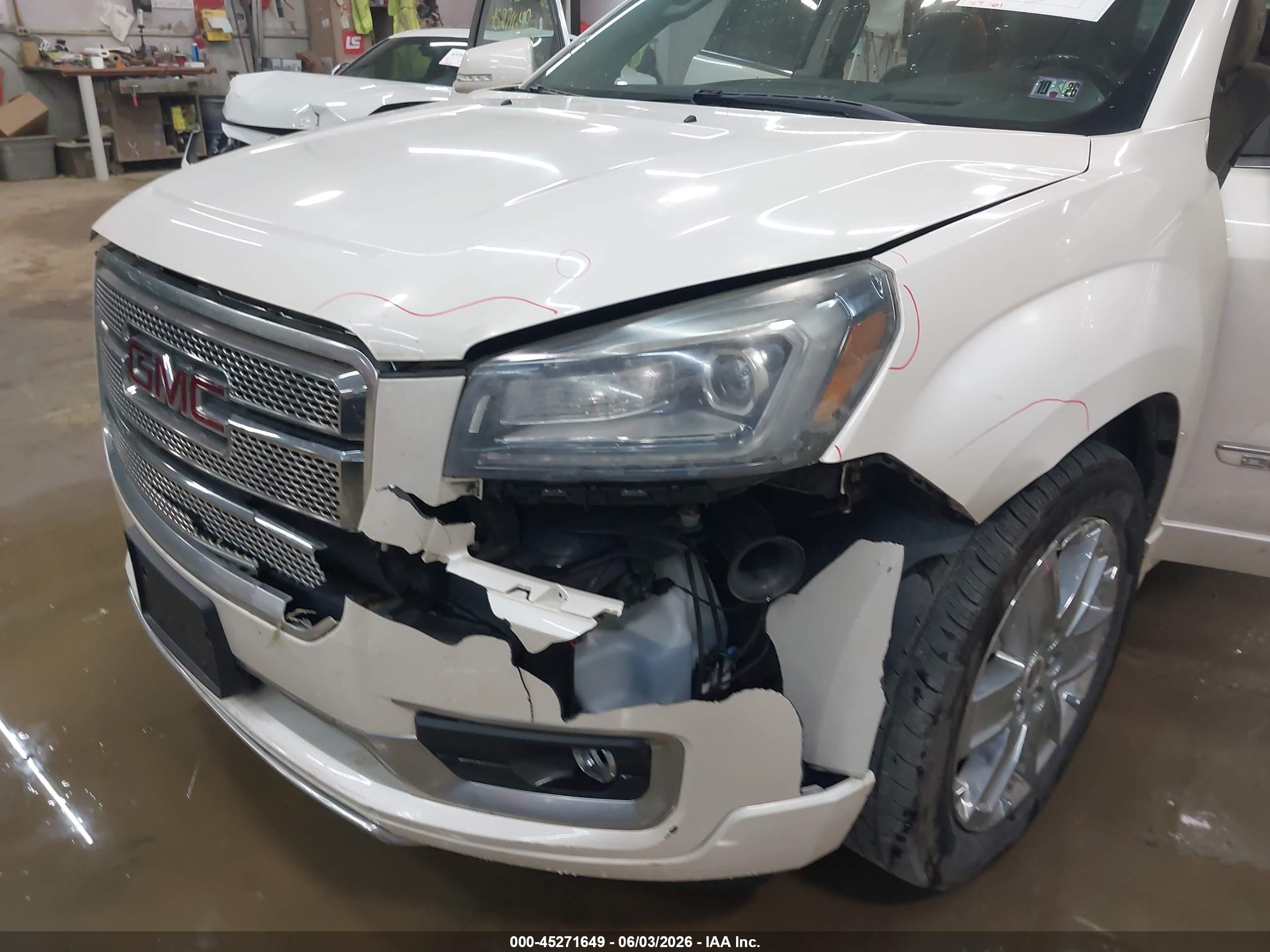 2015 Gmc Acadia Denali Кремовый vin: 1GKKVTKD0FJ240264
