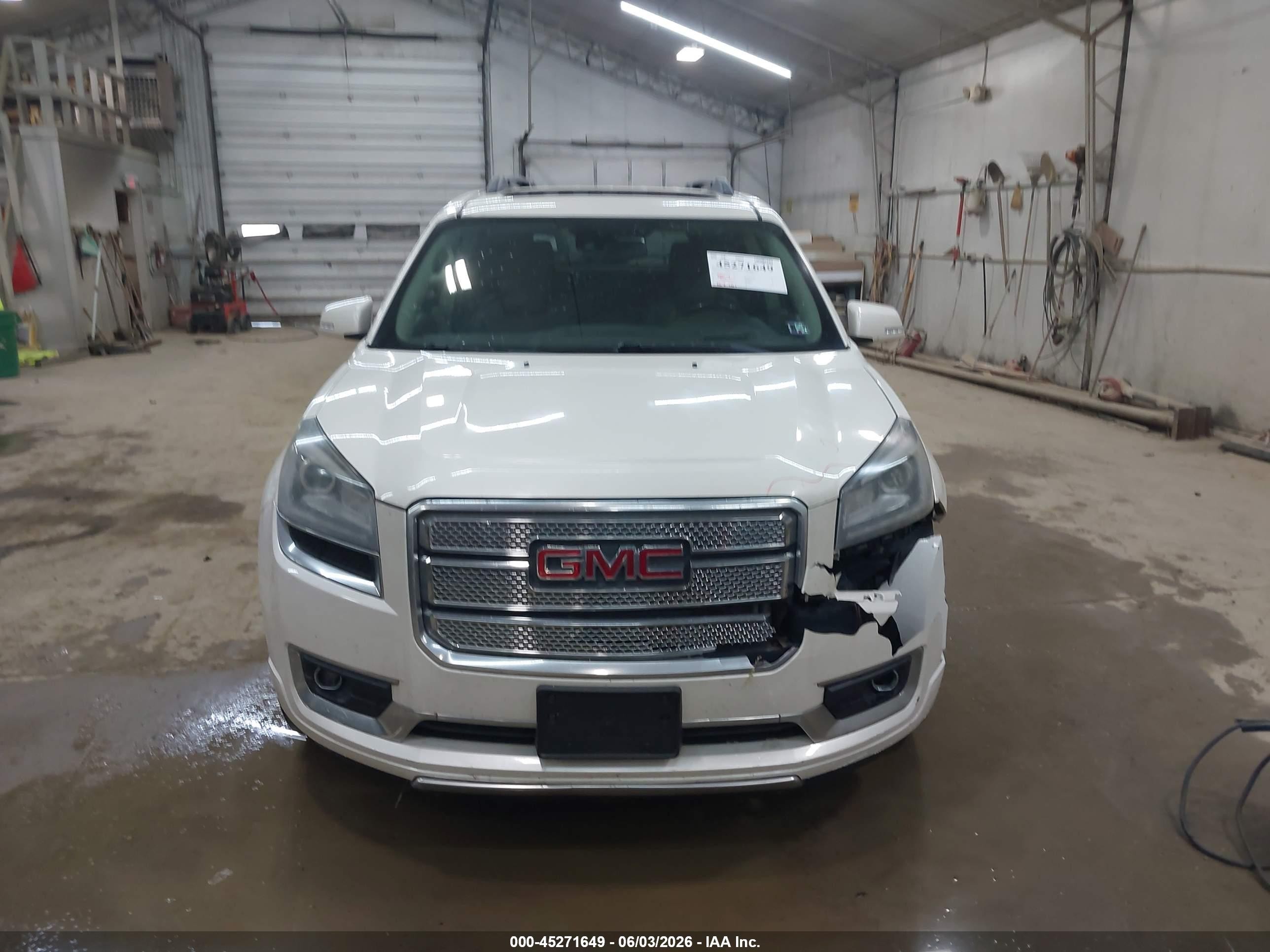 2015 Gmc Acadia Denali Кремовый vin: 1GKKVTKD0FJ240264