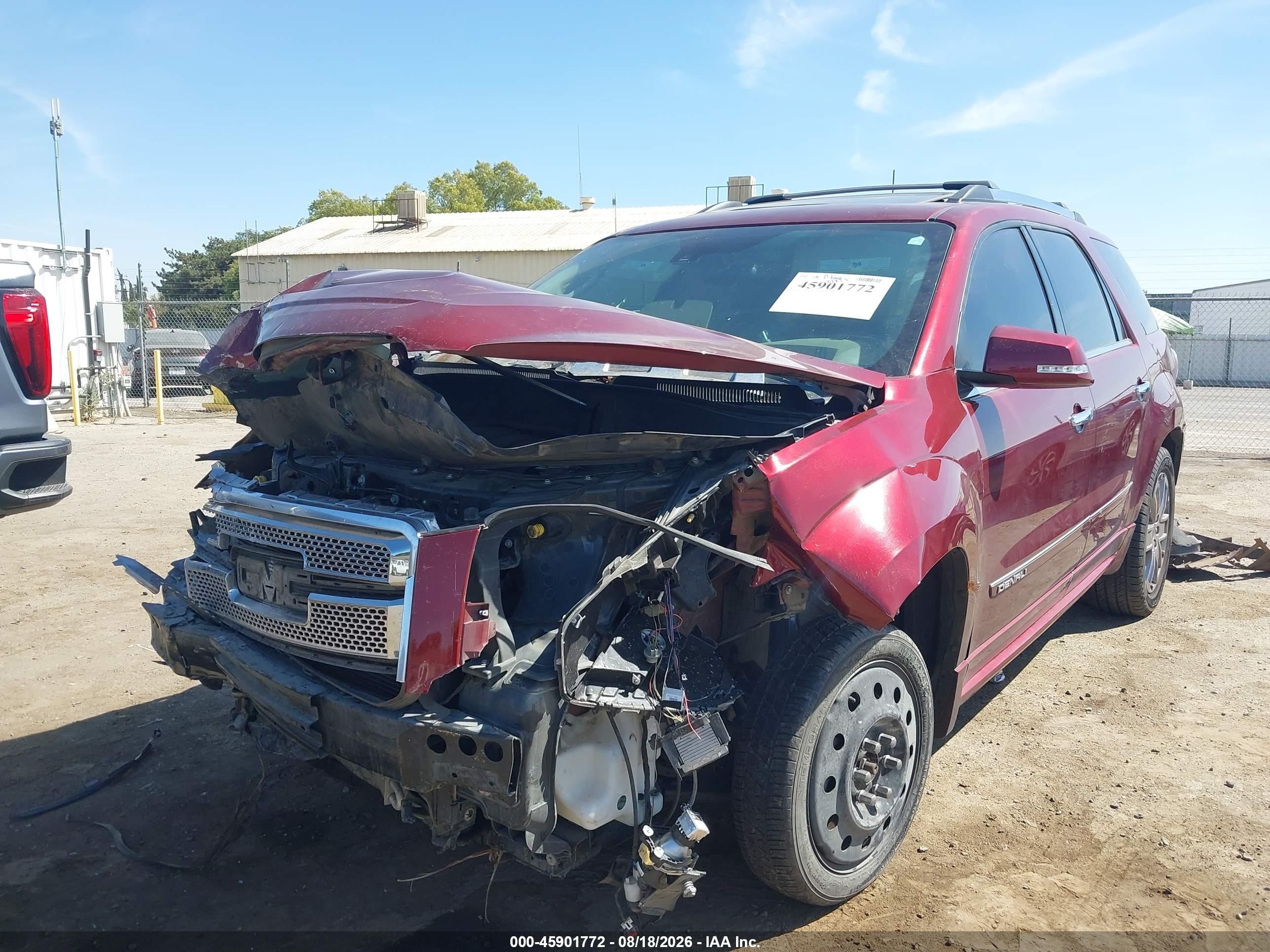 2015 Gmc Acadia Denali Красный vin: 1GKKVTKD0FJ346228