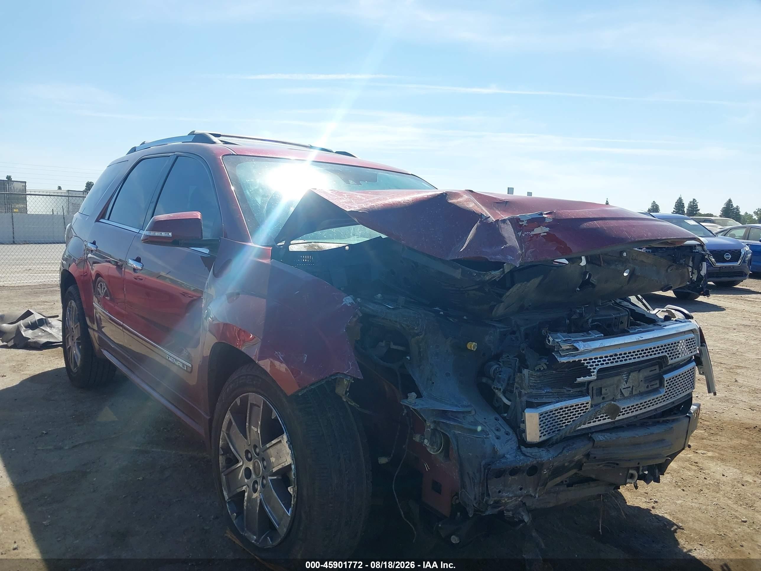 2015 Gmc Acadia Denali Красный vin: 1GKKVTKD0FJ346228