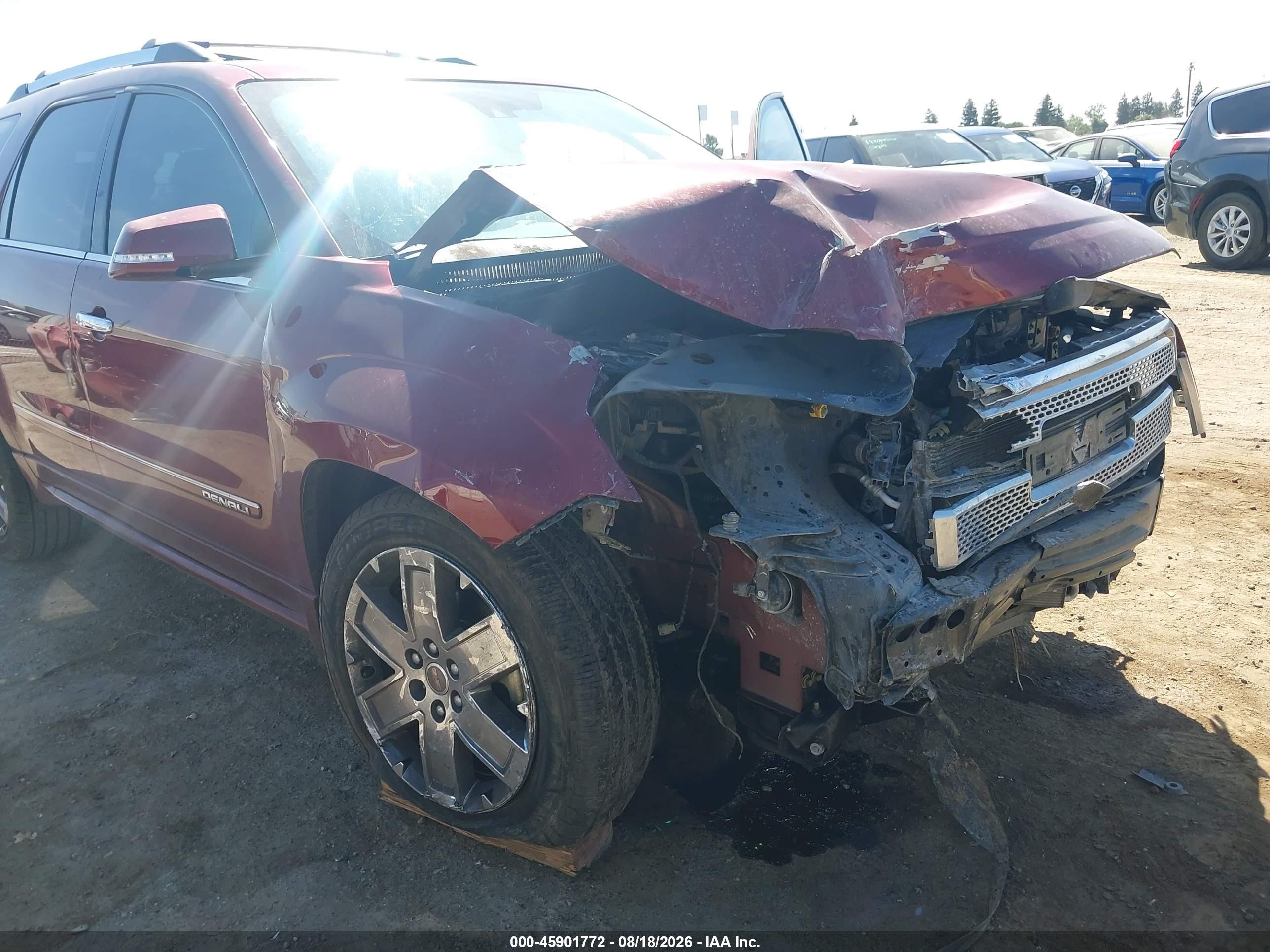 2015 Gmc Acadia Denali Красный vin: 1GKKVTKD0FJ346228