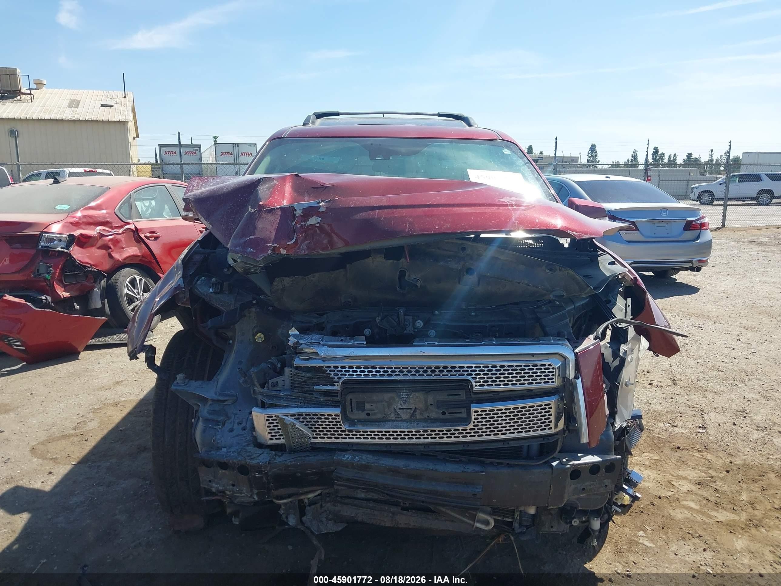 2015 Gmc Acadia Denali Красный vin: 1GKKVTKD0FJ346228