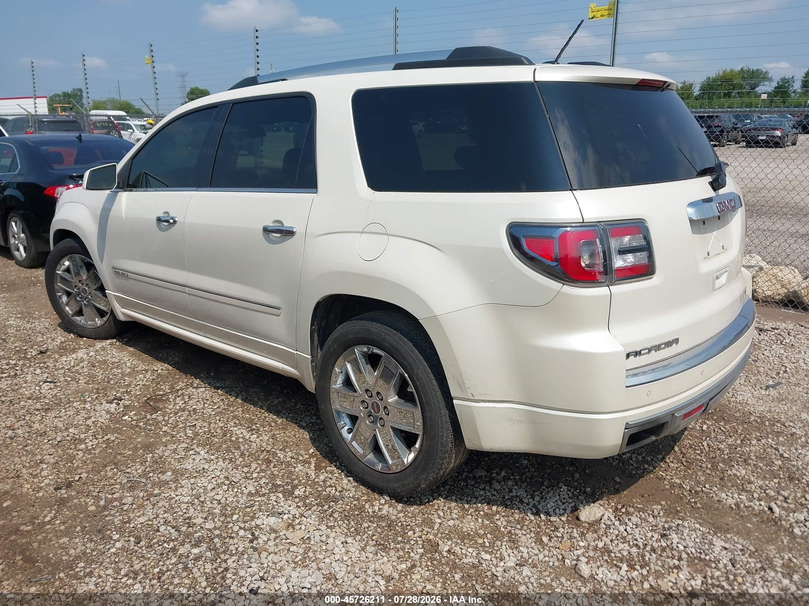 2015 Gmc Acadia Denali Белый vin: 1GKKVTKD1FJ150749