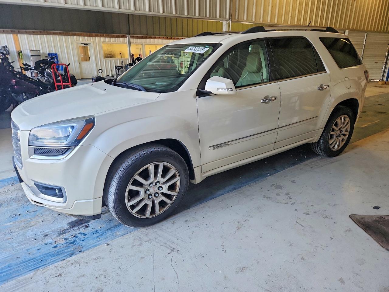 2015 Gmc Acadia Denali White vin: 1GKKVTKD1FJ221898