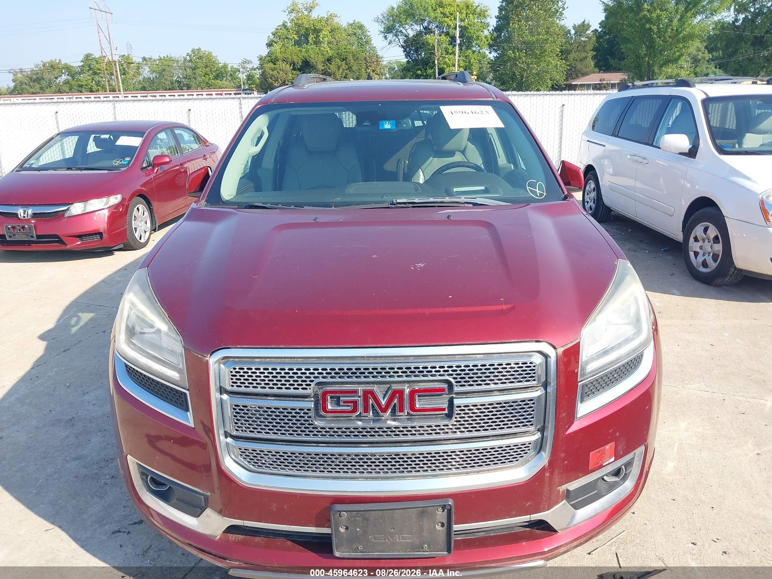 2015 Gmc Acadia Denali Purple vin: 1GKKVTKD1FJ261107