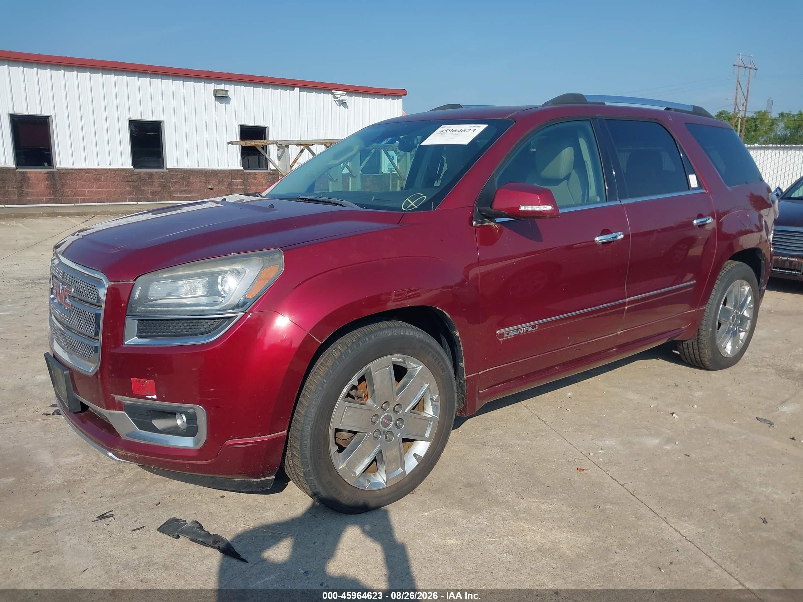 2015 Gmc Acadia Denali Purple vin: 1GKKVTKD1FJ261107