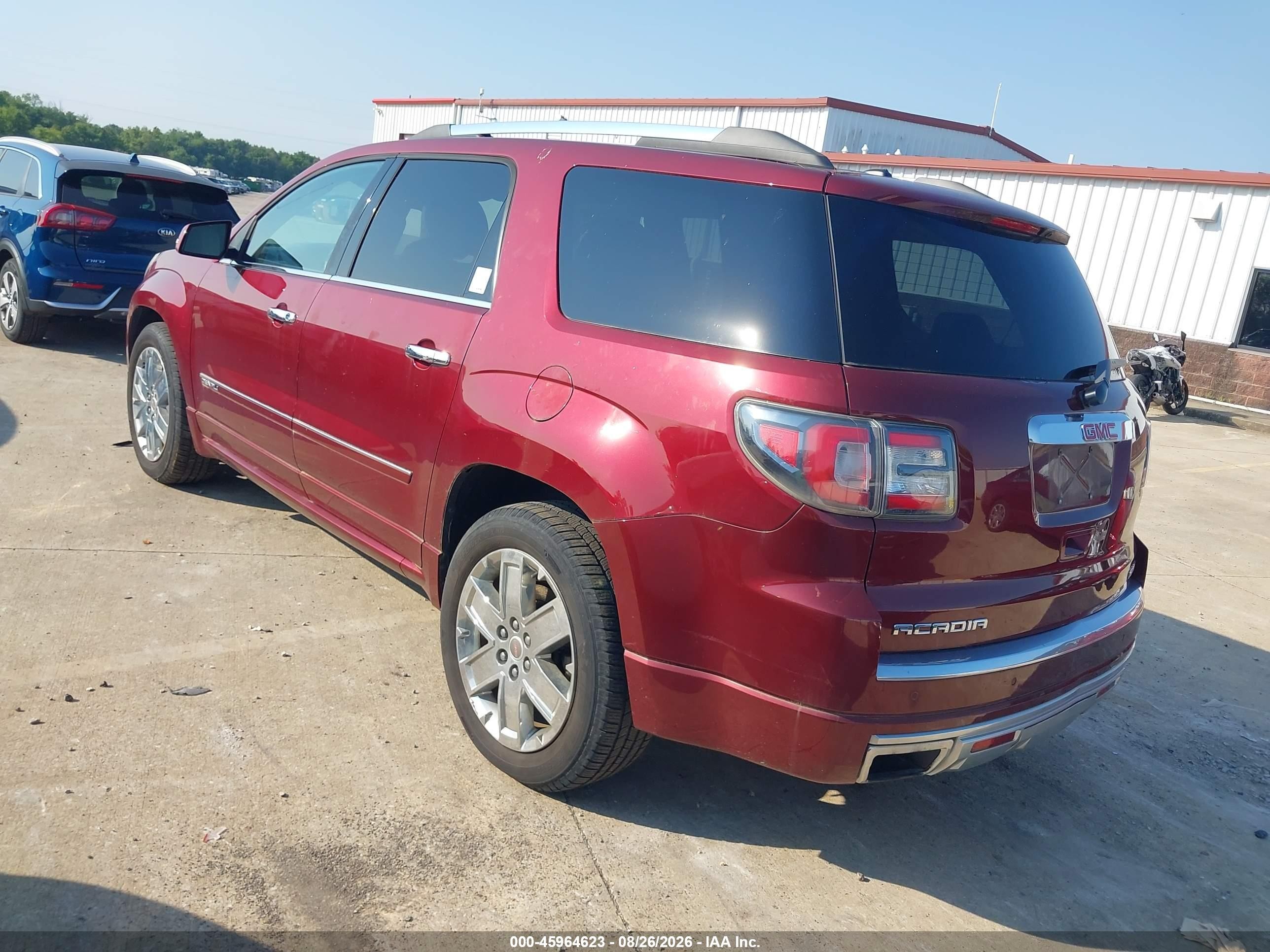 2015 Gmc Acadia Denali Purple vin: 1GKKVTKD1FJ261107