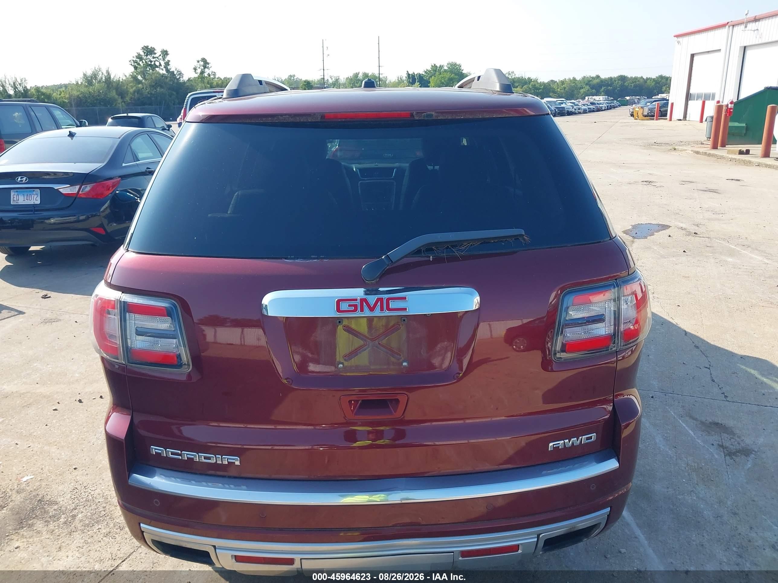 2015 Gmc Acadia Denali Purple vin: 1GKKVTKD1FJ261107