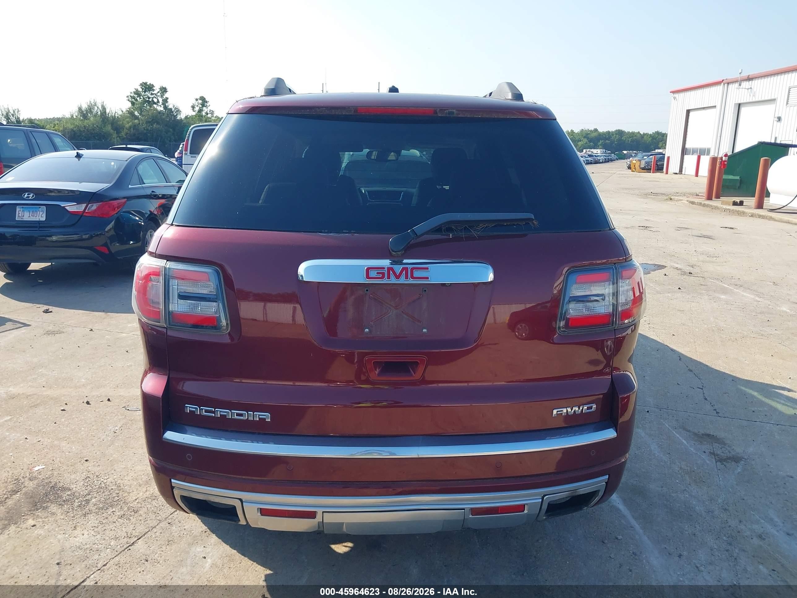 2015 Gmc Acadia Denali Purple vin: 1GKKVTKD1FJ261107