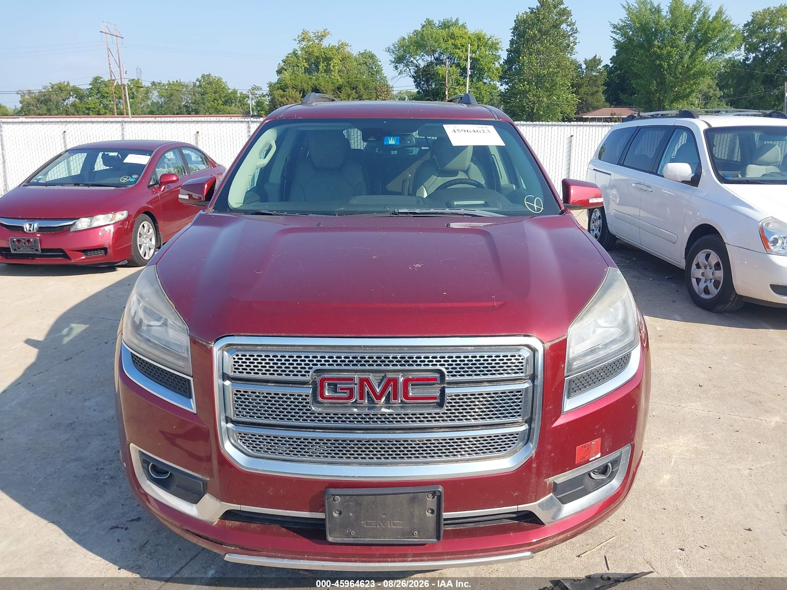 2015 Gmc Acadia Denali Purple vin: 1GKKVTKD1FJ261107