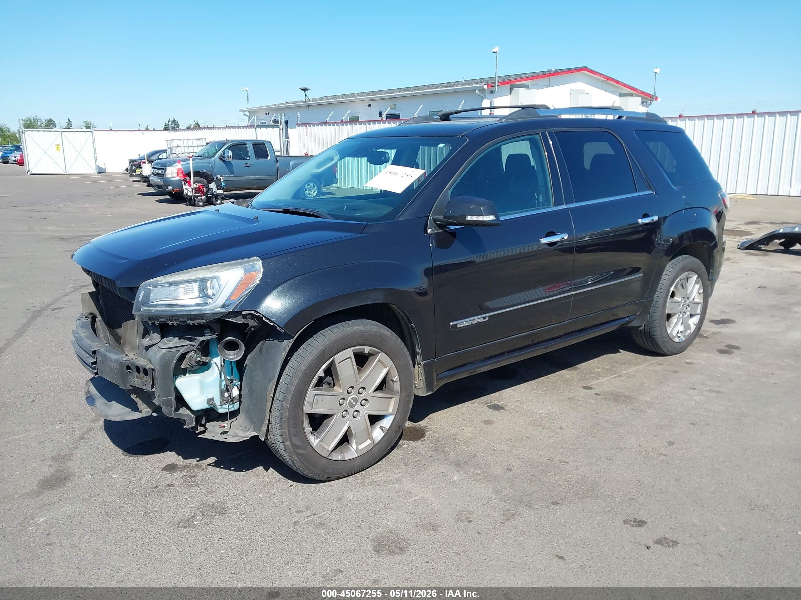 2014 Gmc Acadia Denali Black vin: 1GKKVTKD2EJ197609