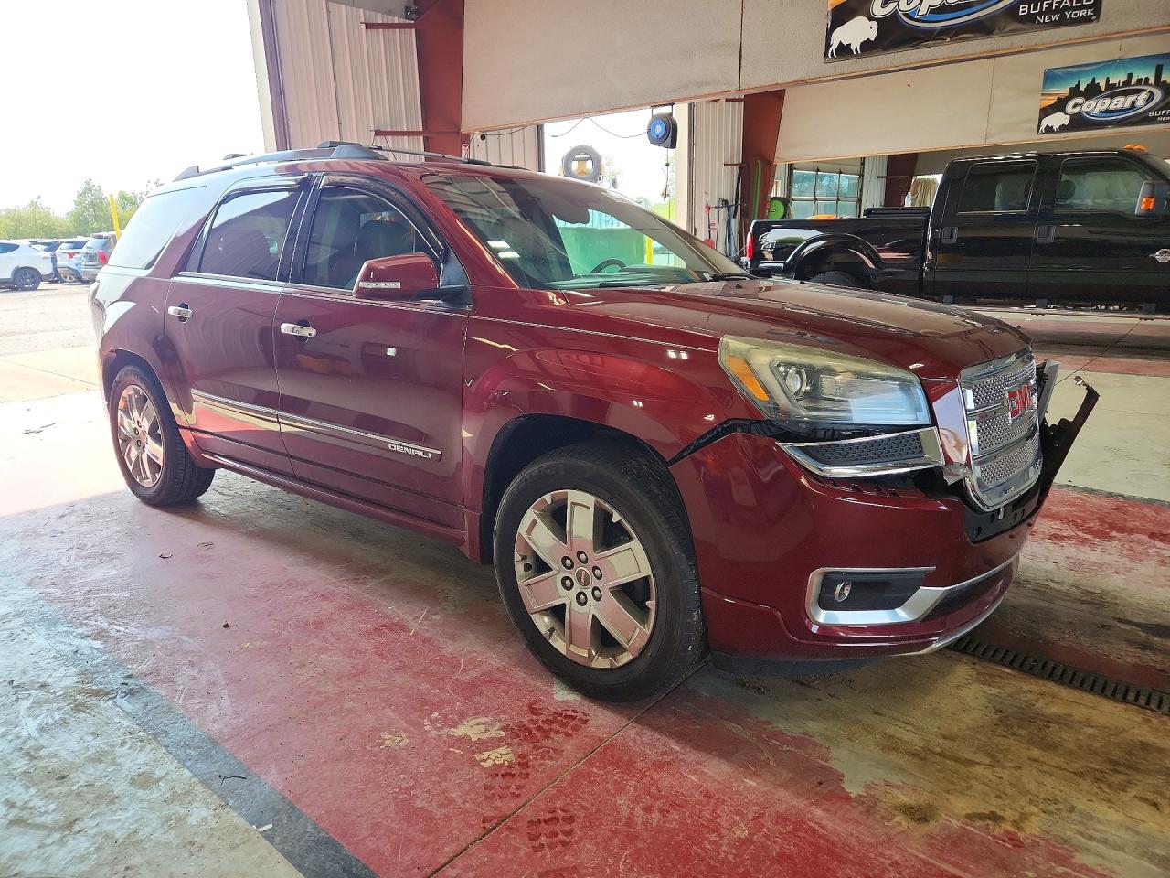 2015 Gmc Acadia Denali Burgundy vin: 1GKKVTKD2FJ155779