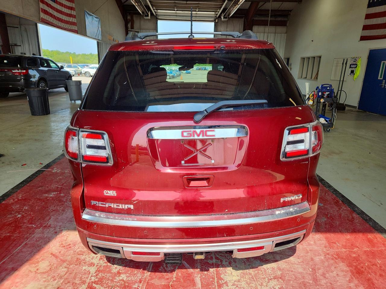 2015 Gmc Acadia Denali Burgundy vin: 1GKKVTKD2FJ155779