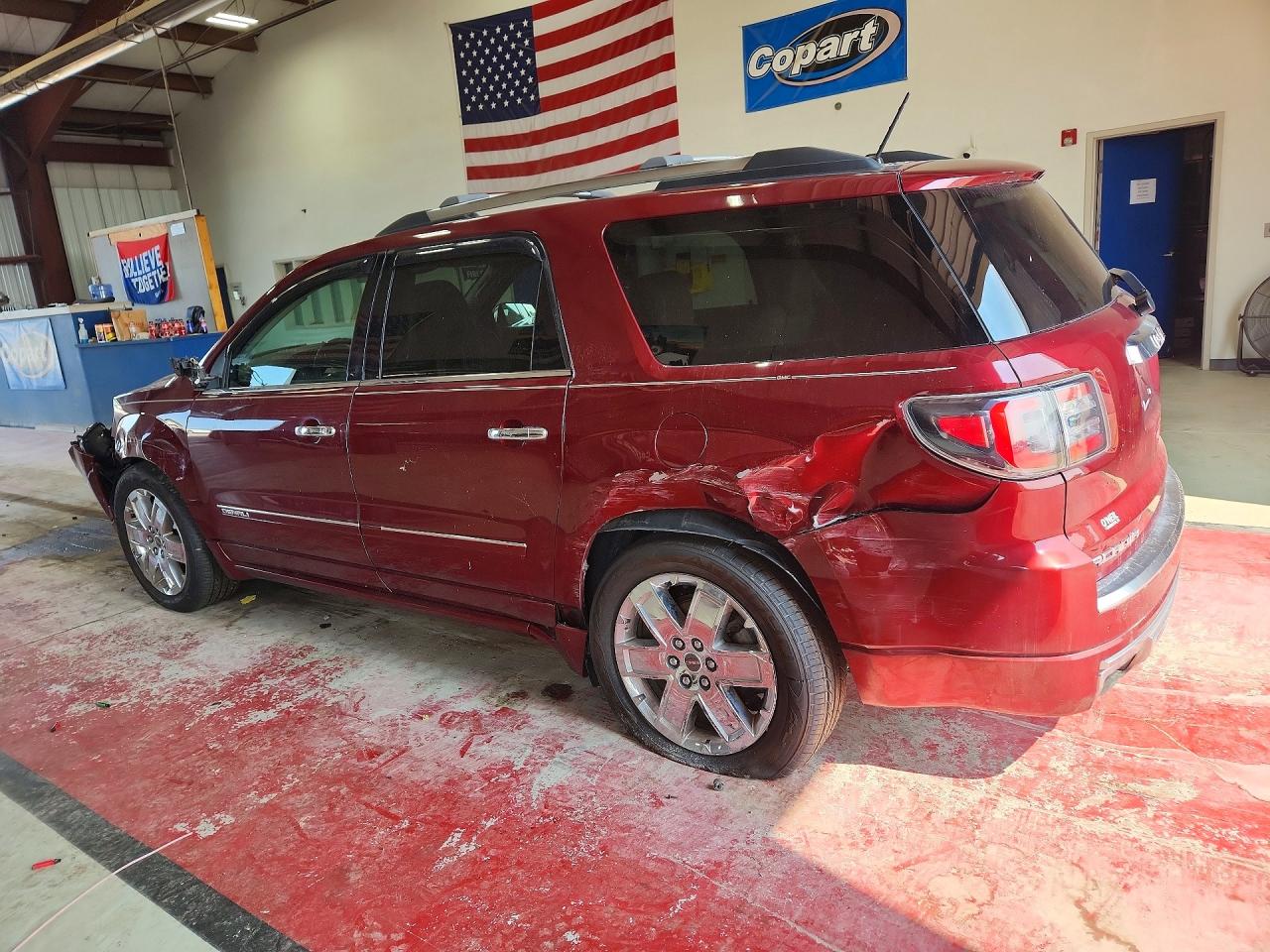 2015 Gmc Acadia Denali Burgundy vin: 1GKKVTKD2FJ155779