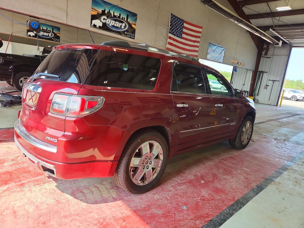 2015 Gmc Acadia Denali Burgundy vin: 1GKKVTKD2FJ155779