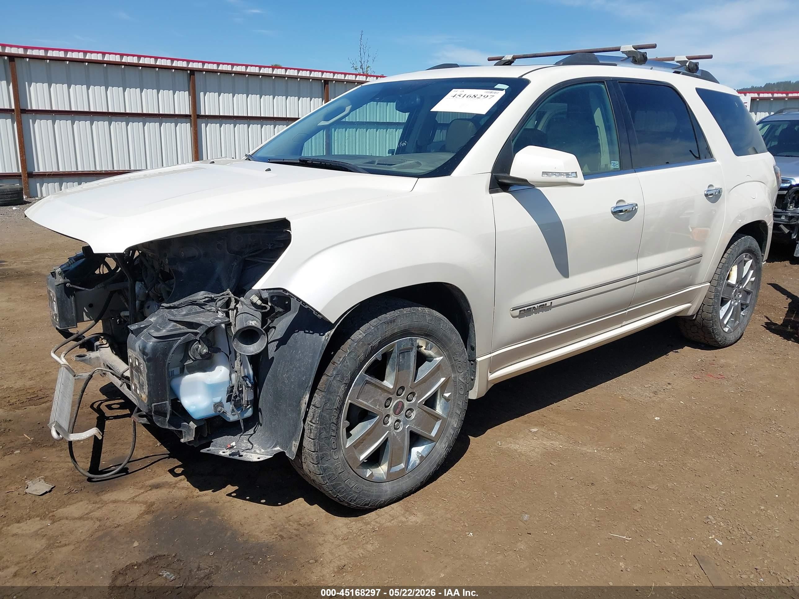 2015 Gmc Acadia Denali White vin: 1GKKVTKD2FJ197904