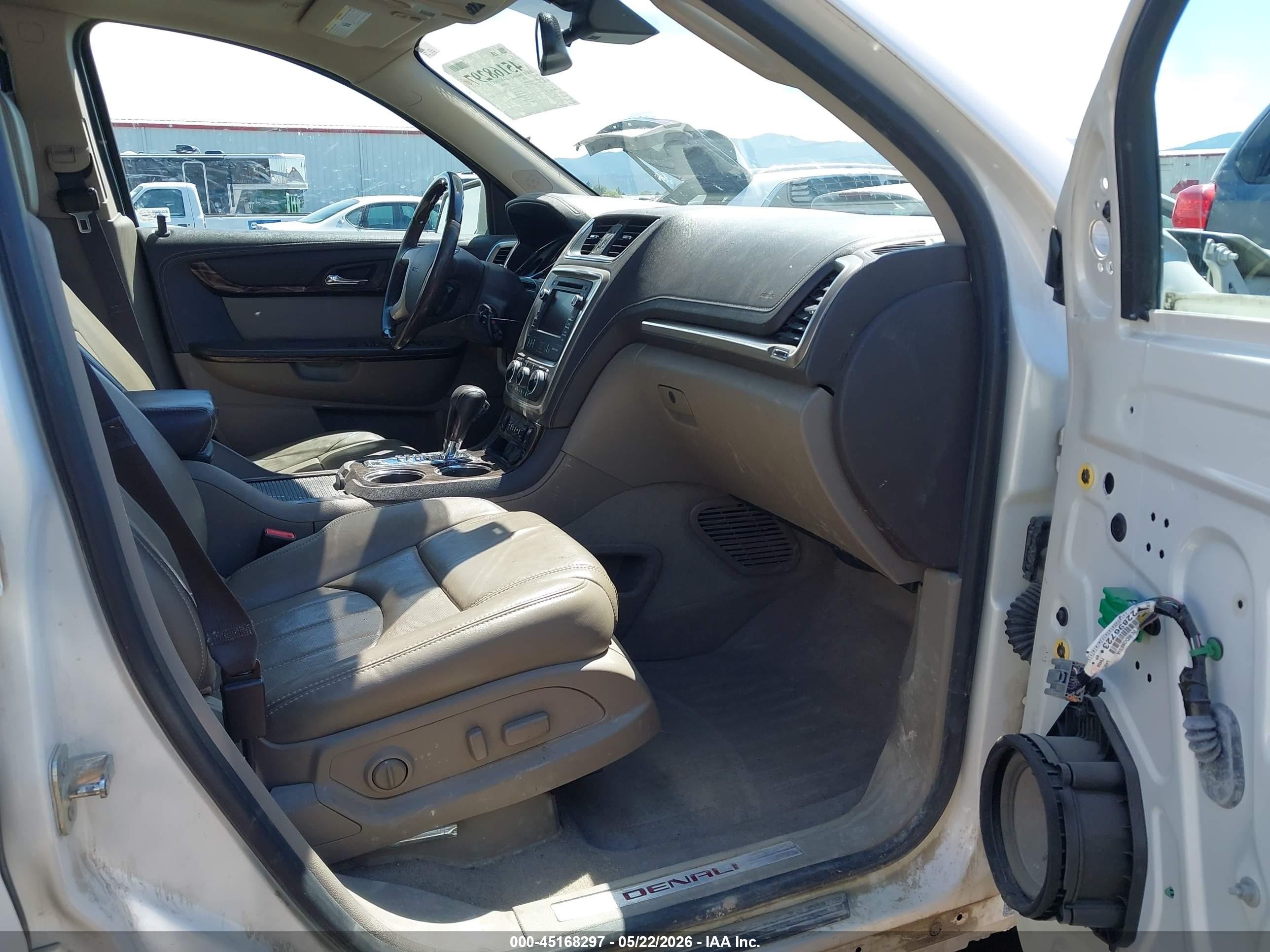 2015 Gmc Acadia Denali White vin: 1GKKVTKD2FJ197904