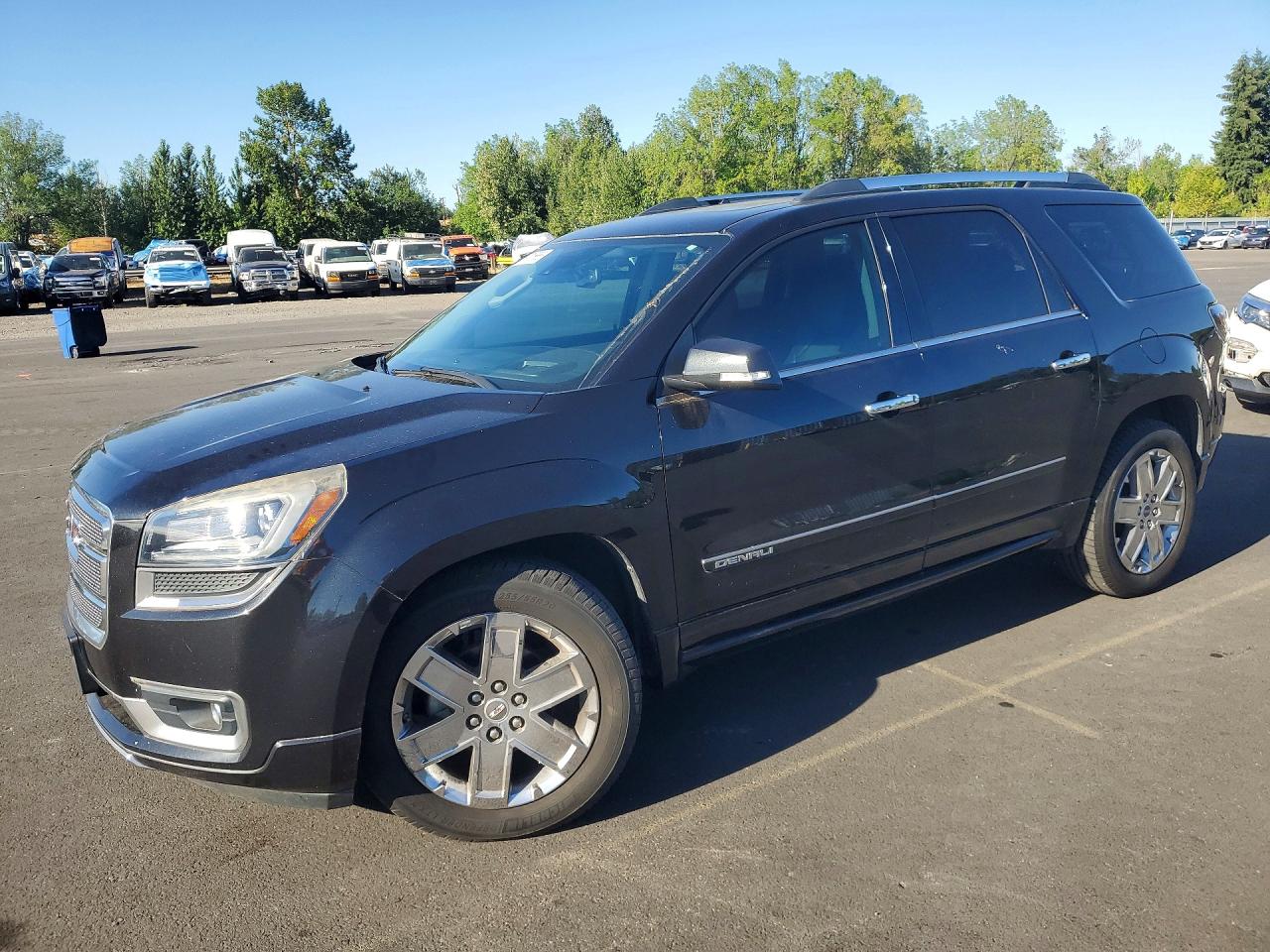 2015 Gmc Acadia Denali Black vin: 1GKKVTKD2FJ239309