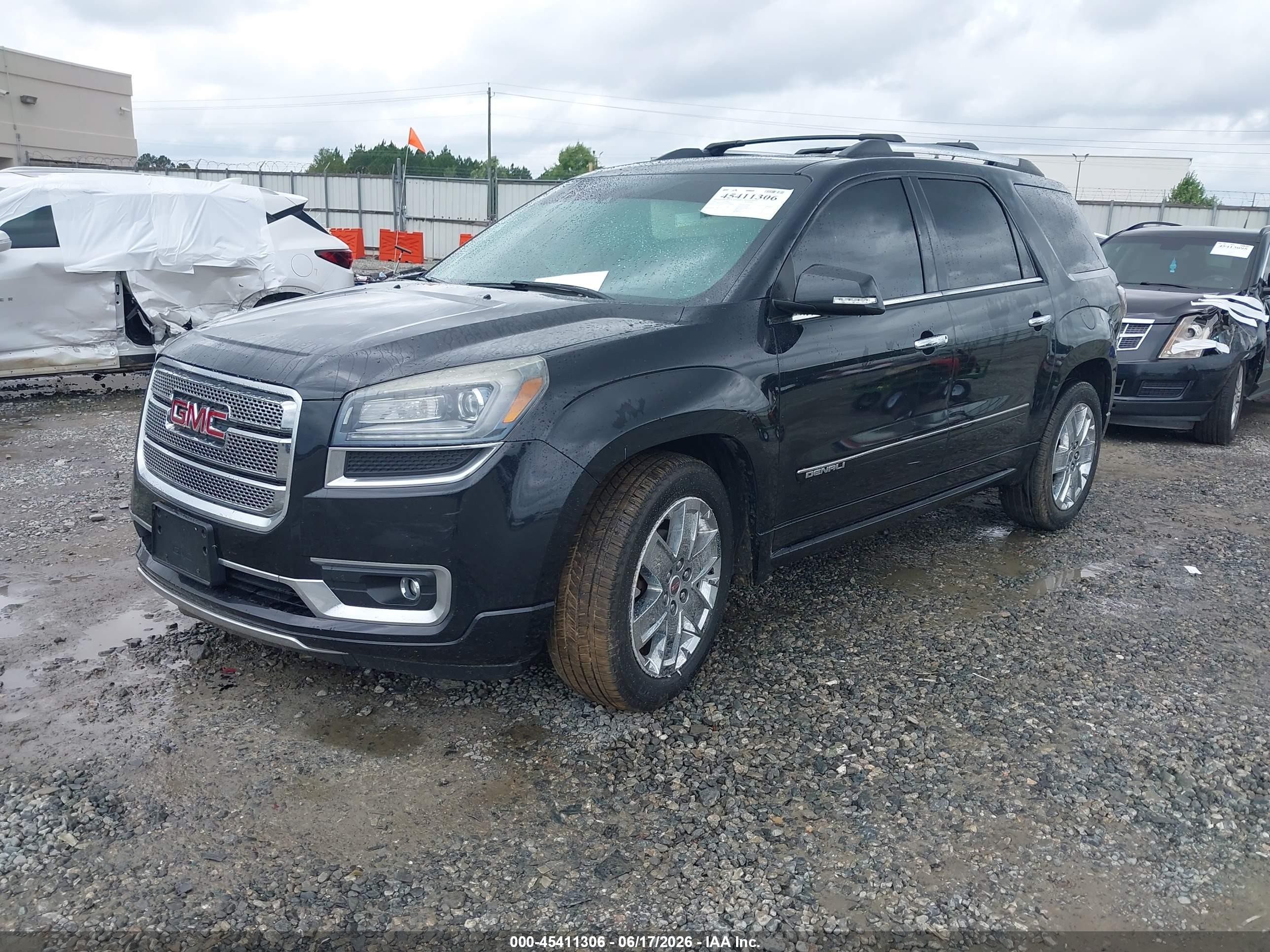 2015 Gmc Acadia Denali Black vin: 1GKKVTKD2FJ240430