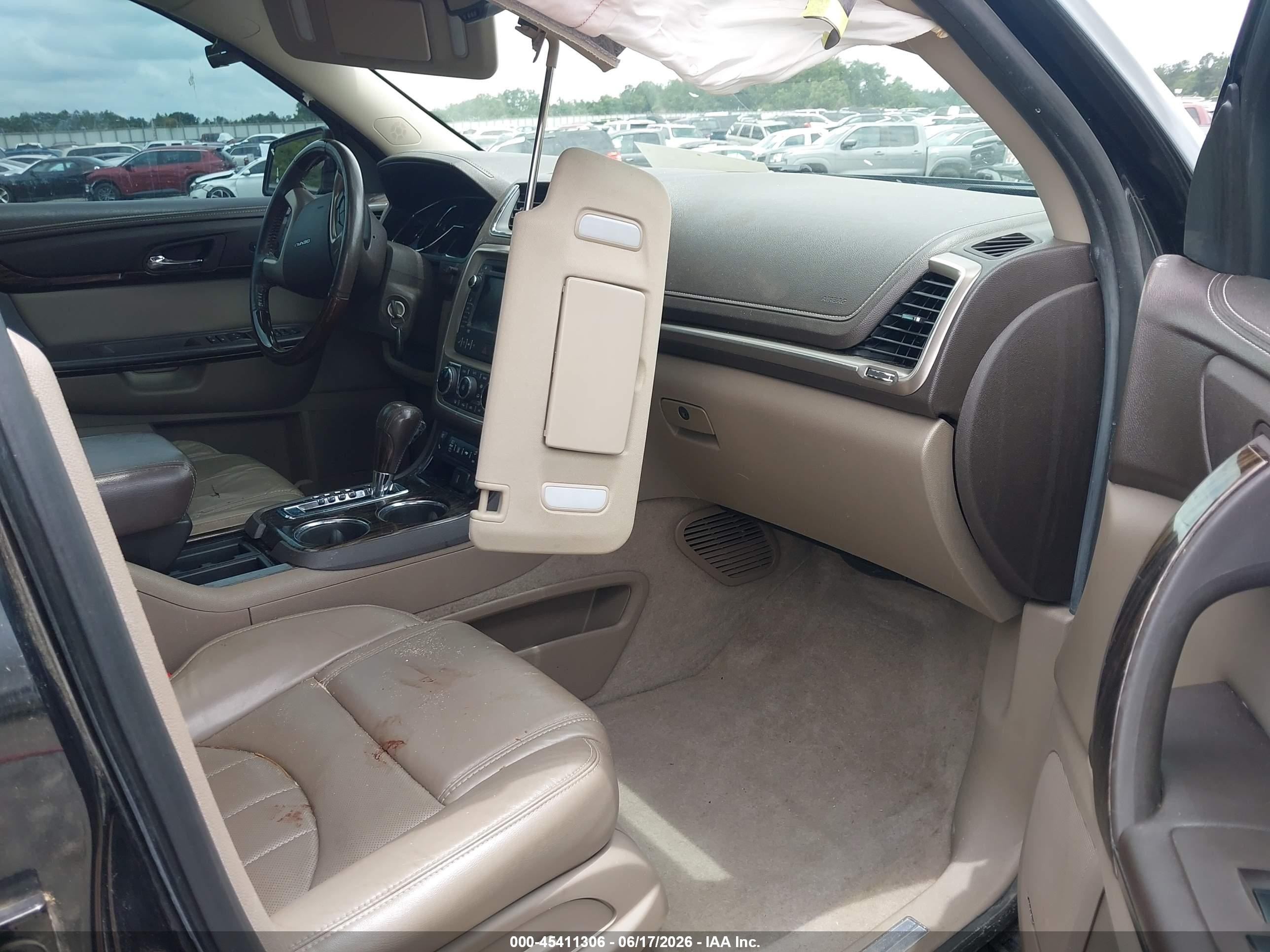 2015 Gmc Acadia Denali Black vin: 1GKKVTKD2FJ240430