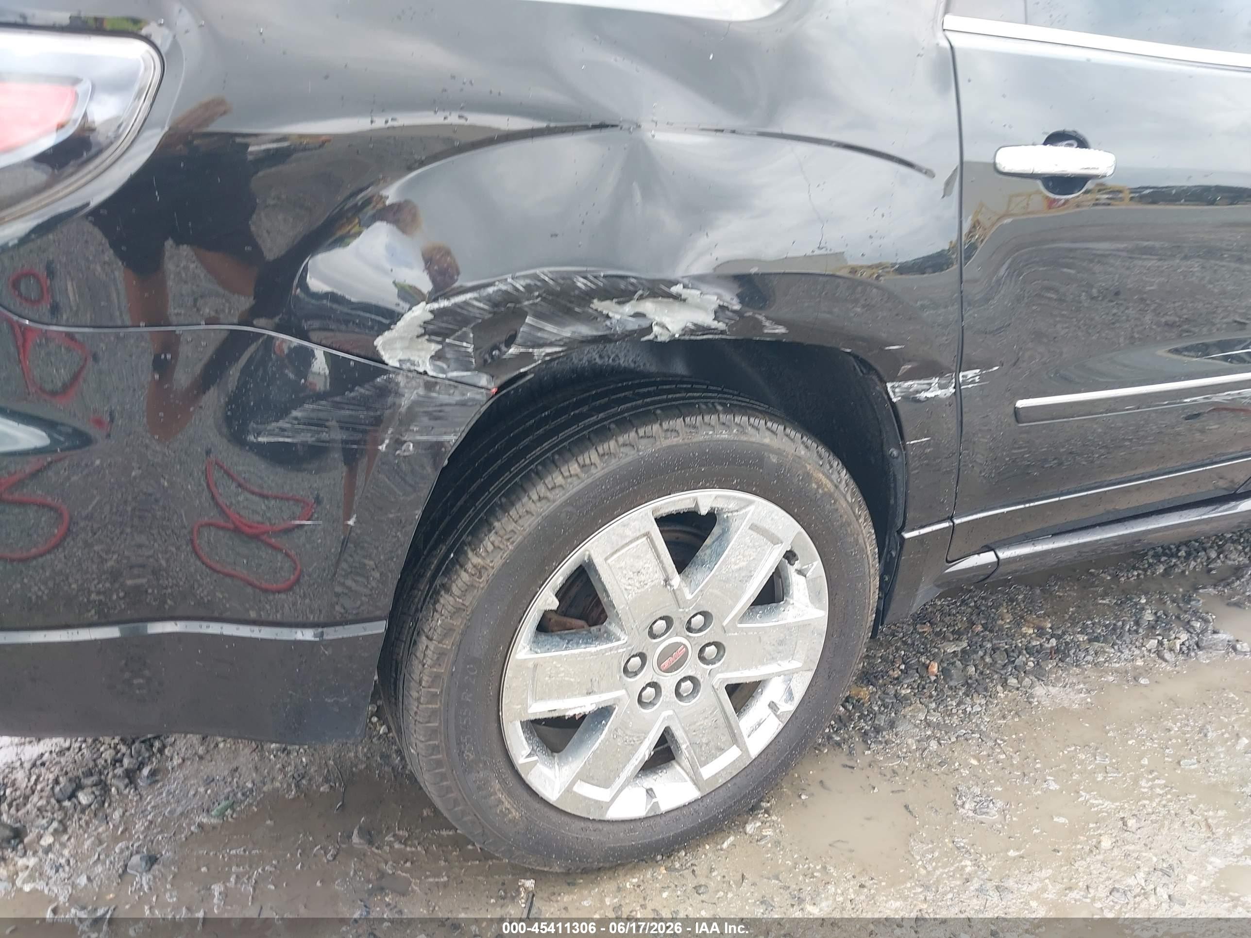 2015 Gmc Acadia Denali Black vin: 1GKKVTKD2FJ240430