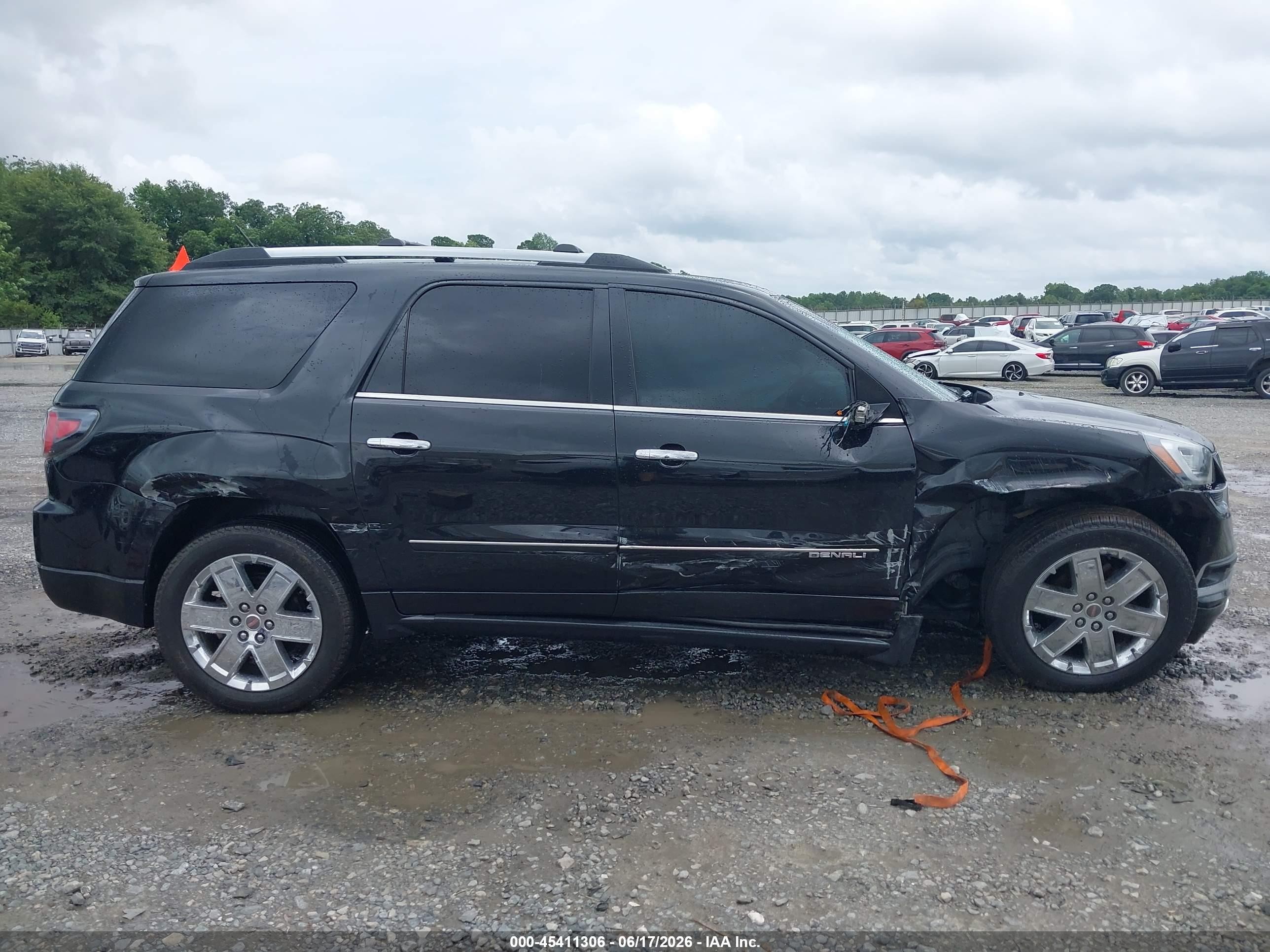 2015 Gmc Acadia Denali Black vin: 1GKKVTKD2FJ240430
