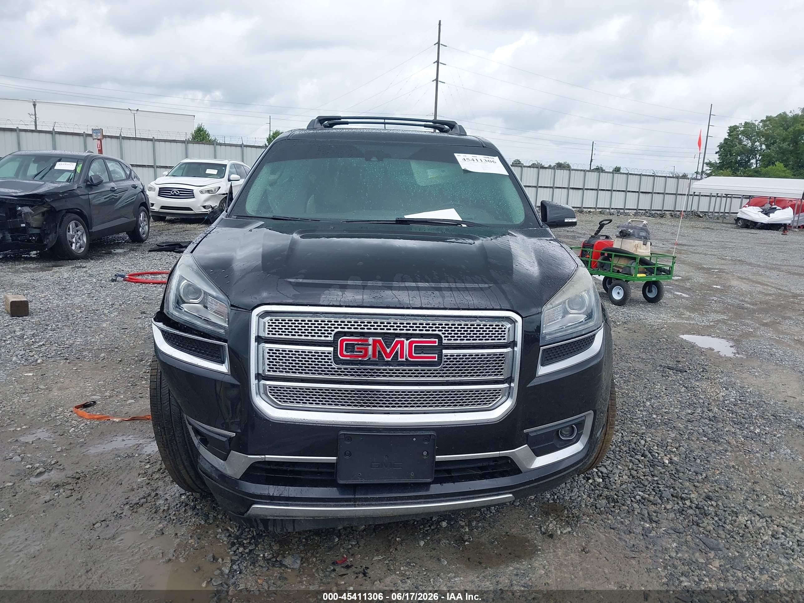 2015 Gmc Acadia Denali Black vin: 1GKKVTKD2FJ240430