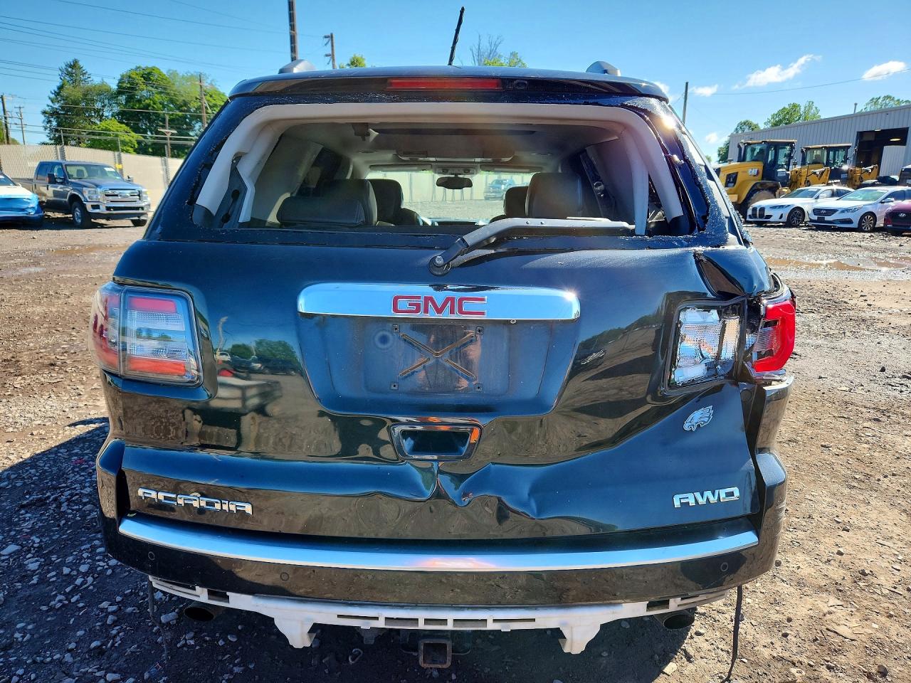 2013 Gmc Acadia Denali Black vin: 1GKKVTKD3DJ190666