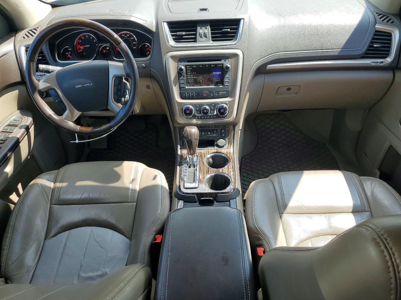 2014 Gmc Acadia Denali White vin: 1GKKVTKD3EJ266775