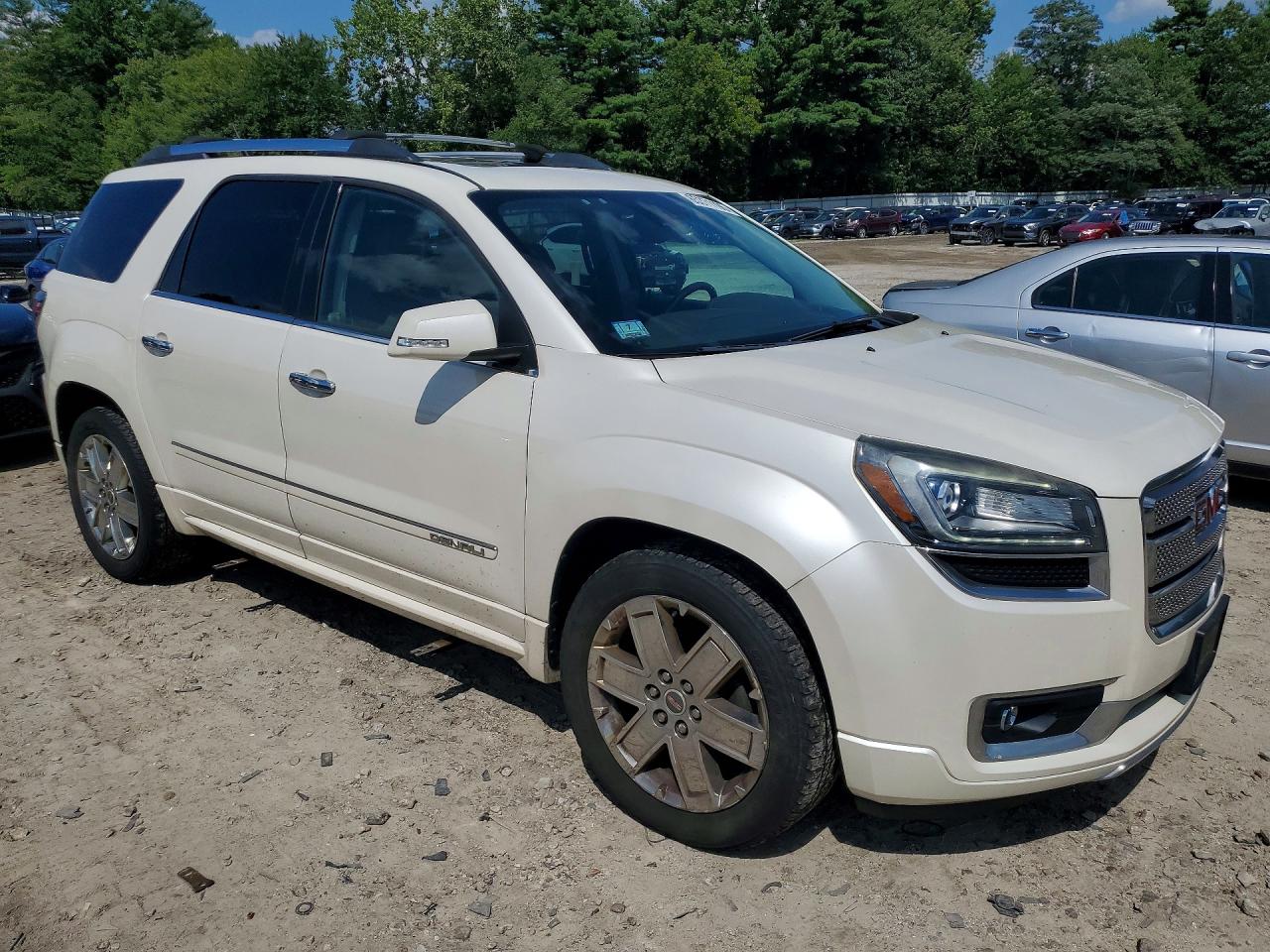 2014 Gmc Acadia Denali White vin: 1GKKVTKD3EJ266775
