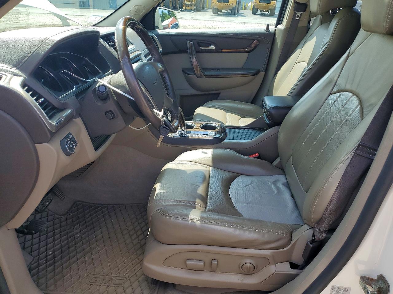 2014 Gmc Acadia Denali White vin: 1GKKVTKD3EJ266775