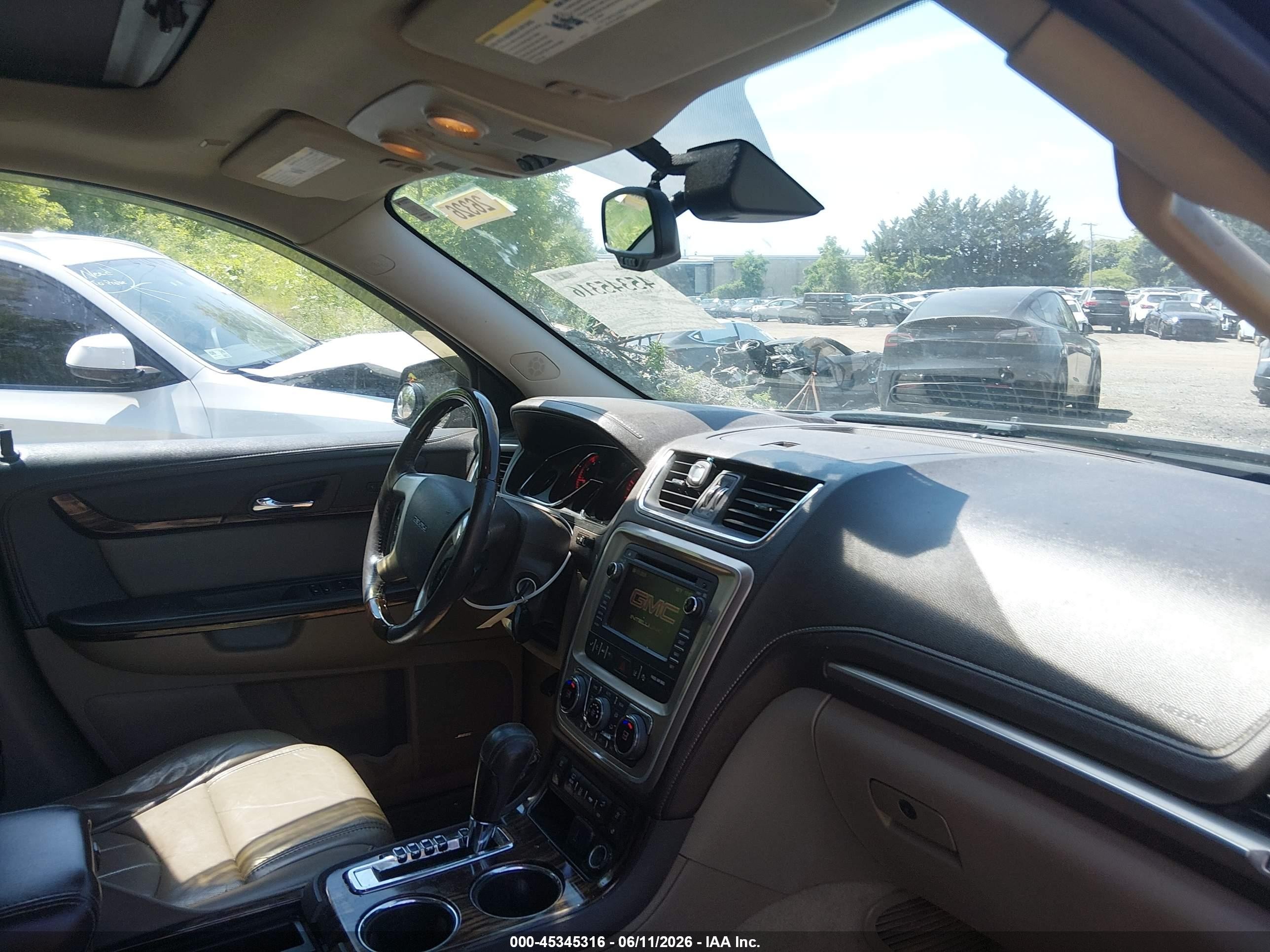 2015 Gmc Acadia Denali Black vin: 1GKKVTKD3FJ263313