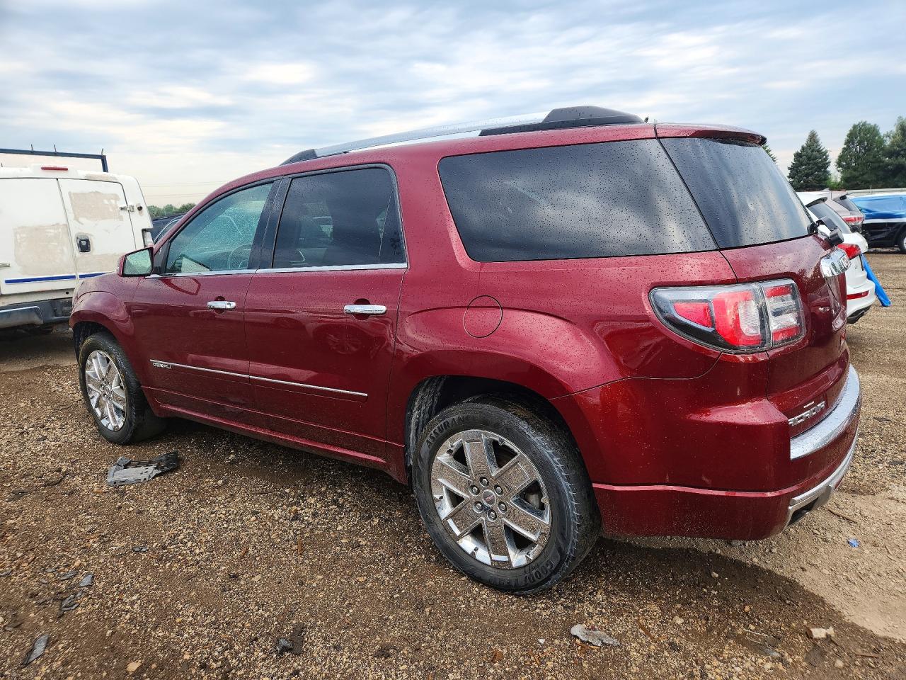 2015 Gmc Acadia Denali Burgundy vin: 1GKKVTKD3FJ297686