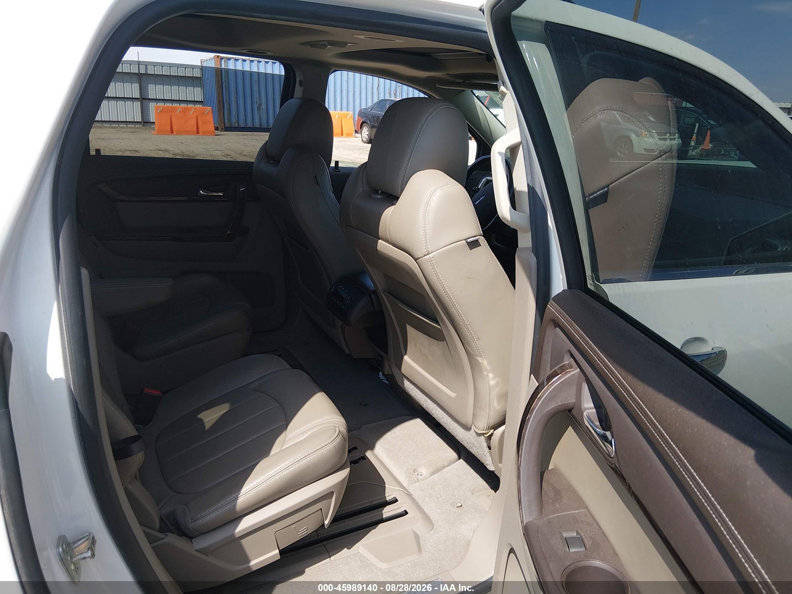 2014 Gmc Acadia Denali White vin: 1GKKVTKD4EJ220114